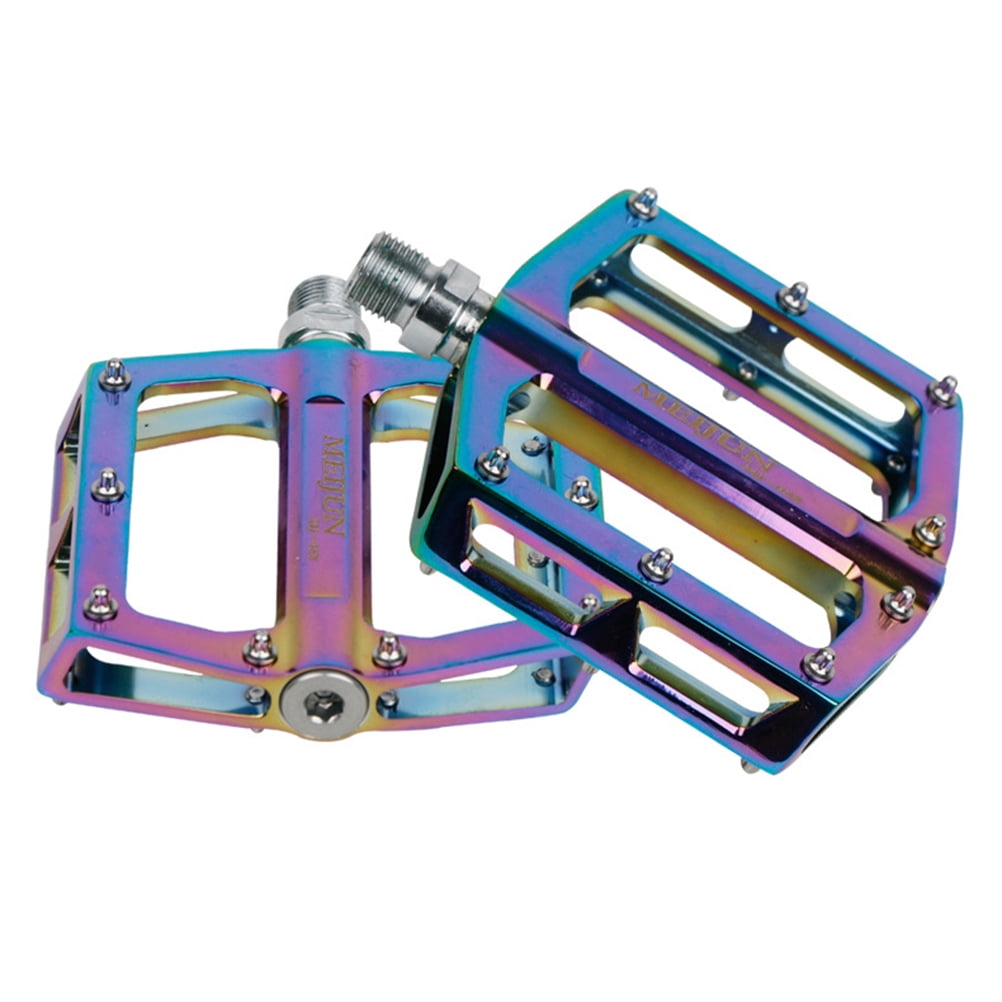 SWETRACE Colorful Aluminum Alloy Foot Pedals for Cyclists 1 Pair 4.5*3.6*0.8in - Image 8