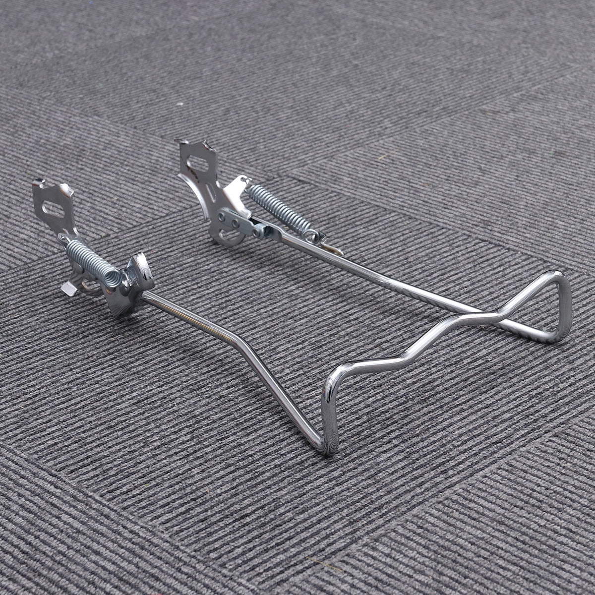 SWETRACE 1Set Iron Bike Bracke for Bikes with Rear Kickstand 38 x 25 x 0.4in Silver - Image 3