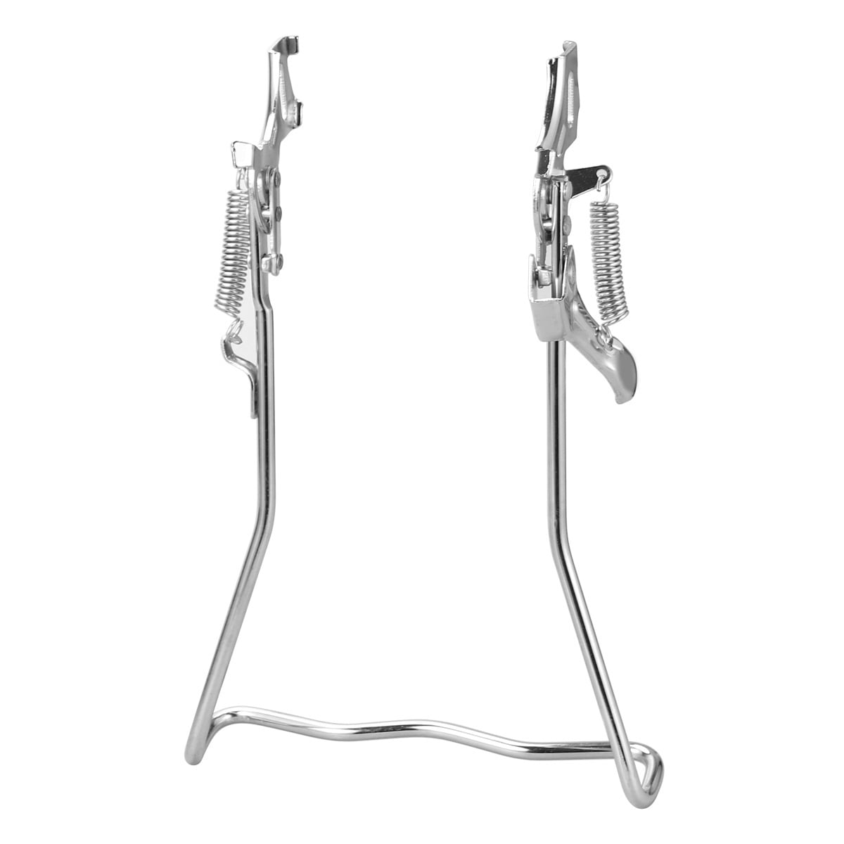 SWETRACE 1Set Iron Bike Bracke for Bikes with Rear Kickstand 38 x 25 x 0.4in Silver - Image 4