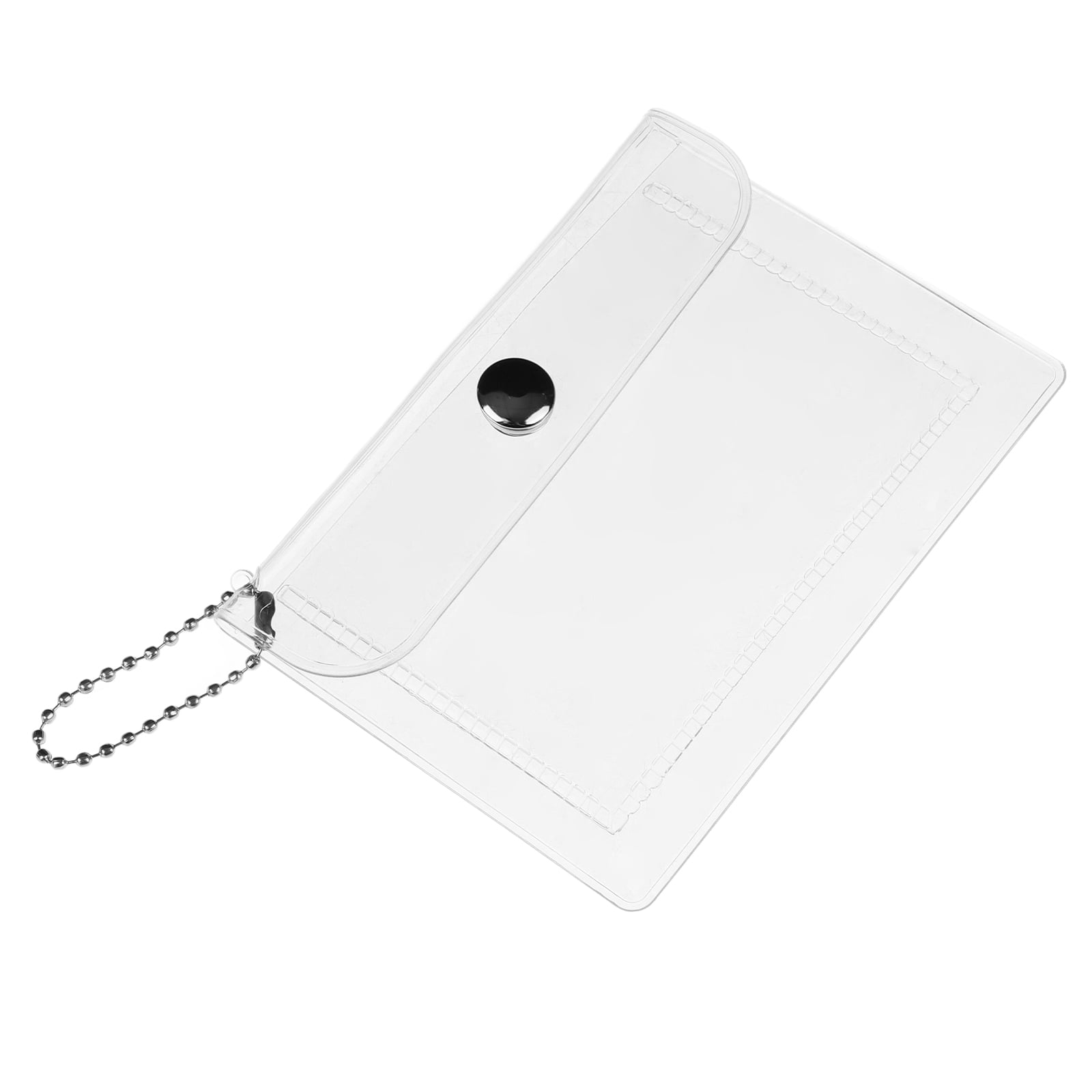 SWETRACE 1Set Compact Coin Purse Square Transparent PVC for Keychain and Outdoor Use by Students and Teens - Image 4