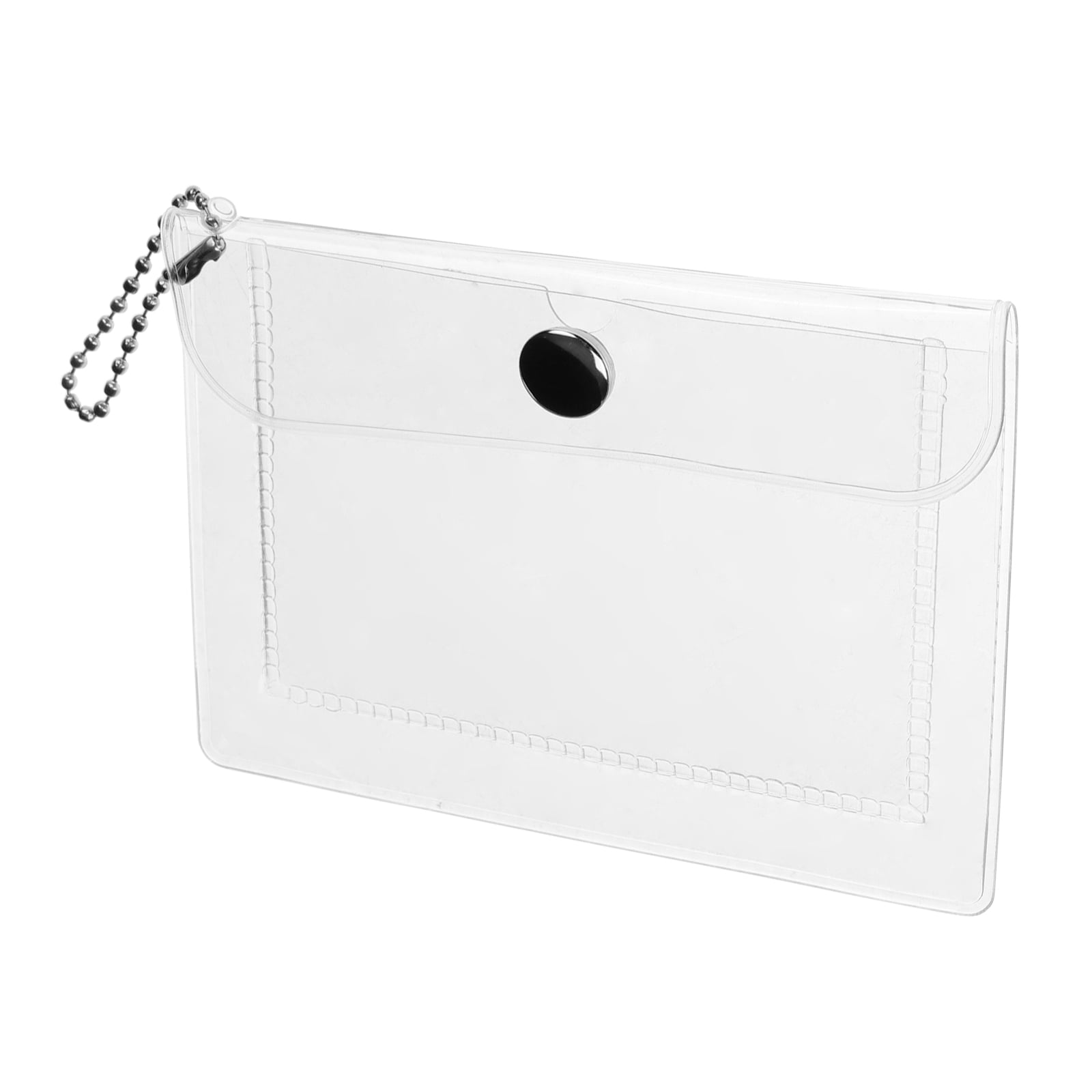 SWETRACE 1Set Compact Coin Purse Square Transparent PVC for Keychain and Outdoor Use by Students and Teens - Image 7