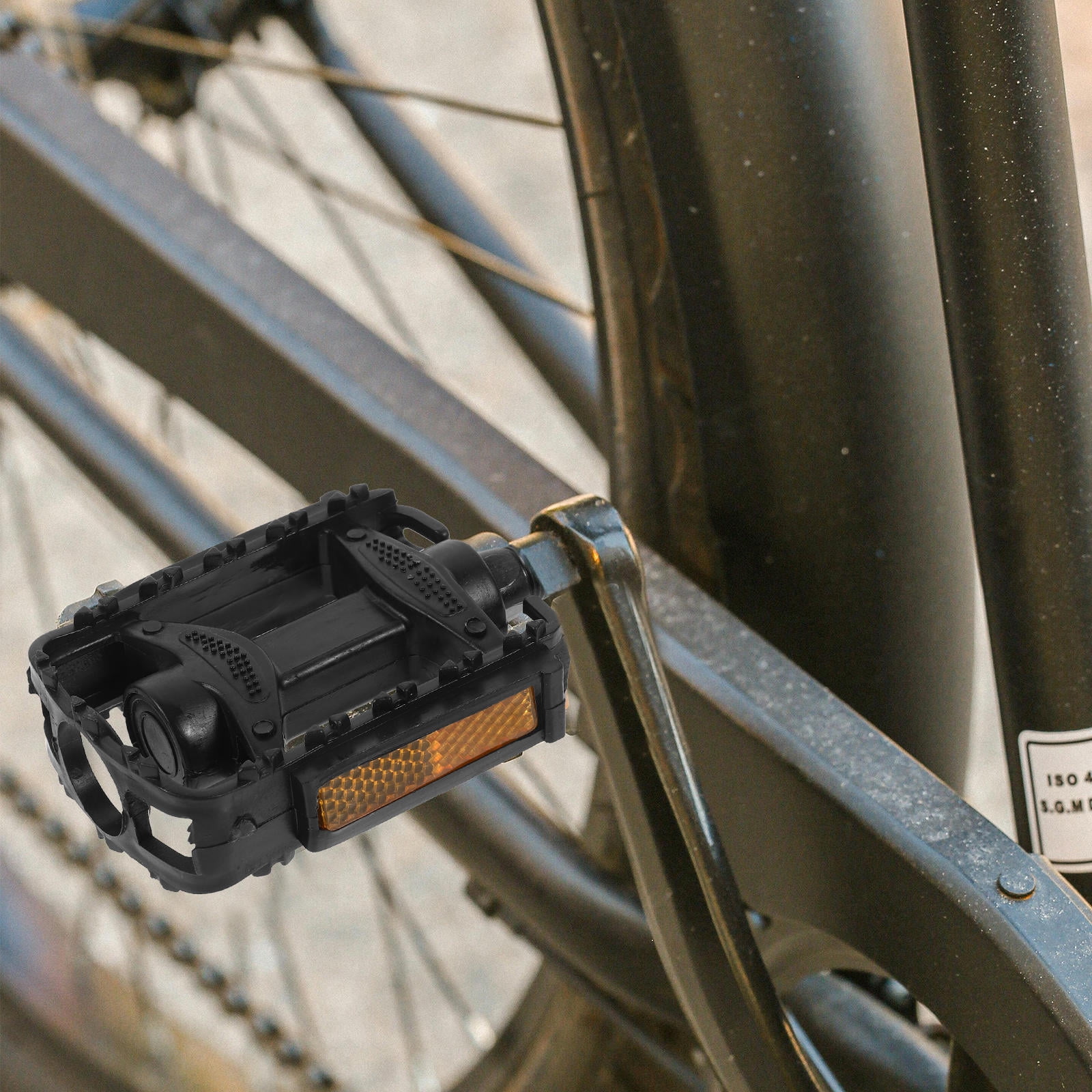 SWETRACE 1 Pair Outdoor Bike Pedals Stable Riding Fine Craft Design Black - Image 7