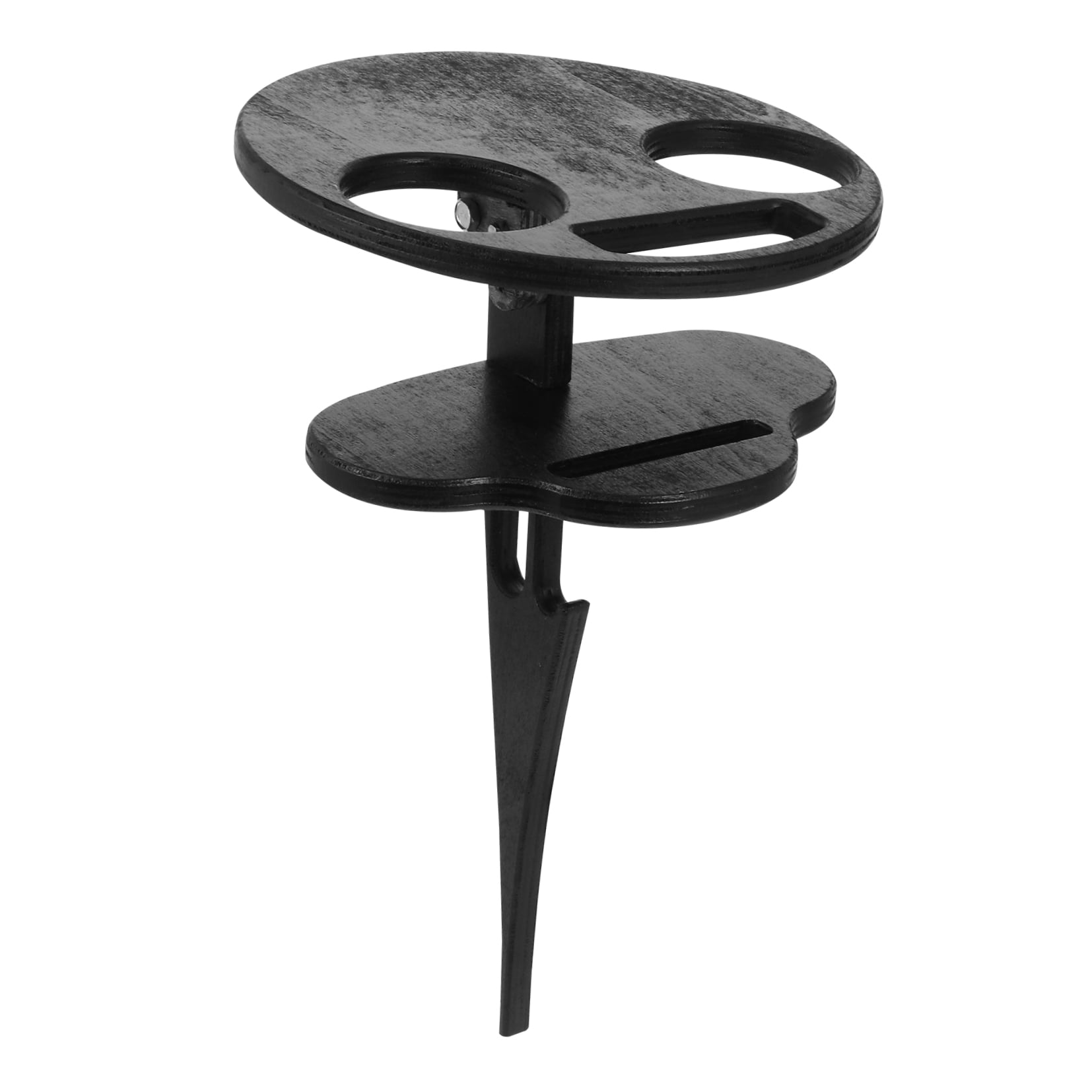 SWETRACE Outdoor Table Black Wooden Plastic 1Pc 11.8x7.9x7.9in - Image 5