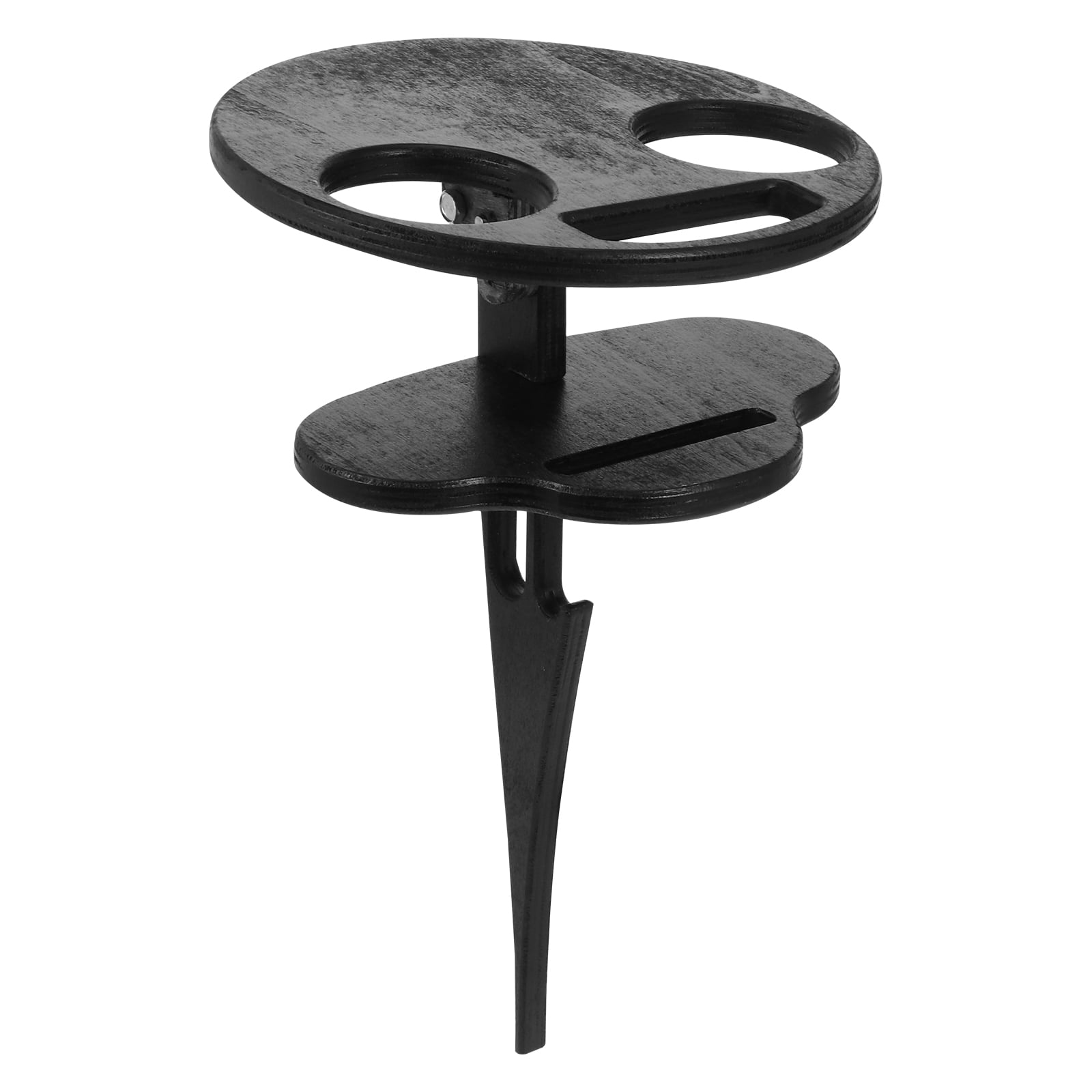 SWETRACE Outdoor Table Black Wooden Plastic 1Pc 11.8x7.9x7.9in - Image 7