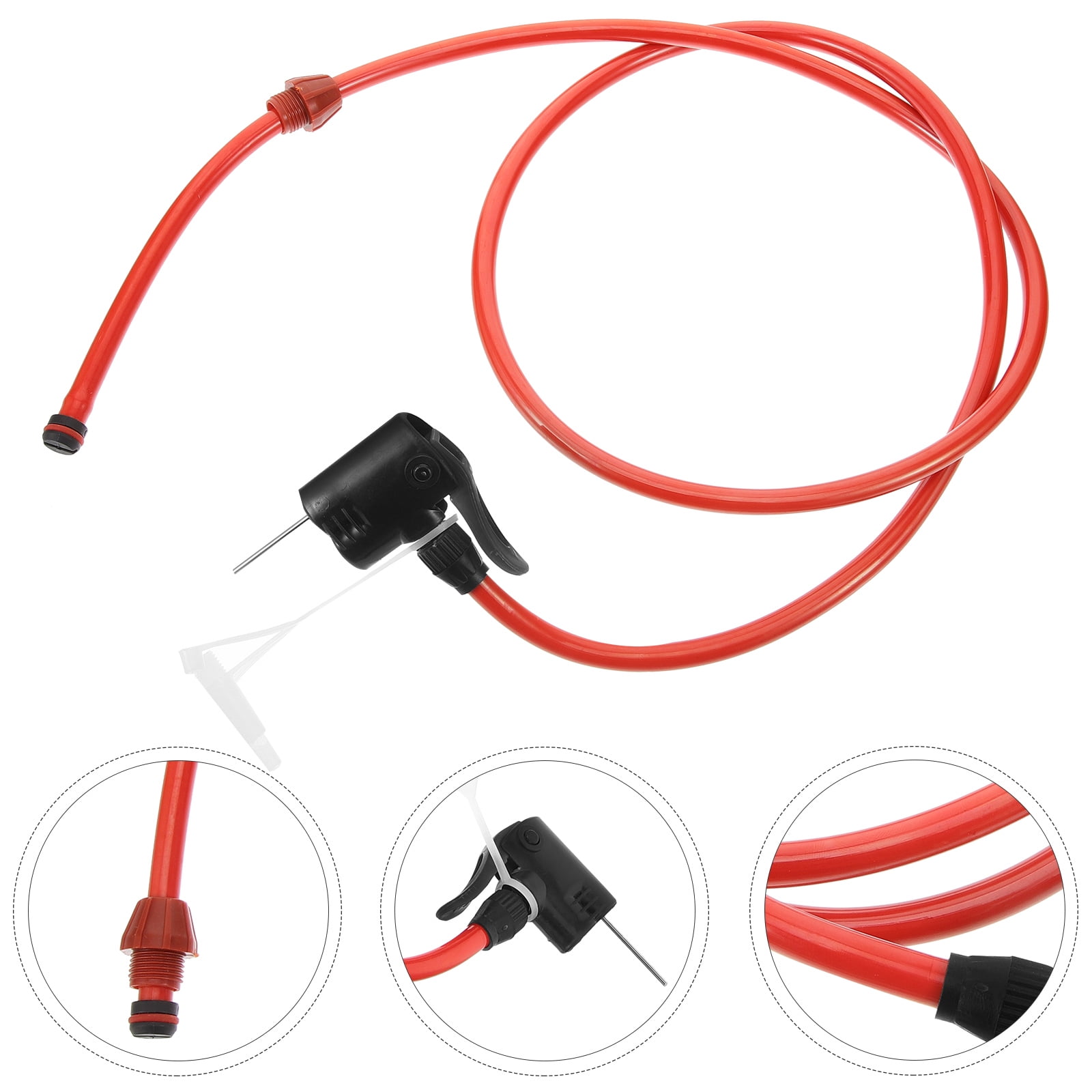 SWETRACE Bicycle Pump Hose Tpu Red 1Pcs 47.2X0.4X0.4In - Image 1