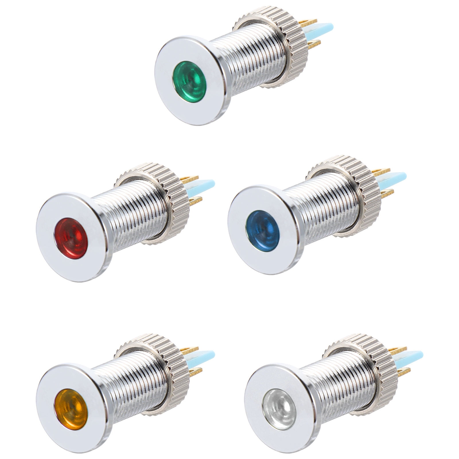 SWETRACE 5 Pcs Led Signal Indicator Lights Dash Bulbs For Cars Boats Durable Safe For And Model Vehicles - Image 1