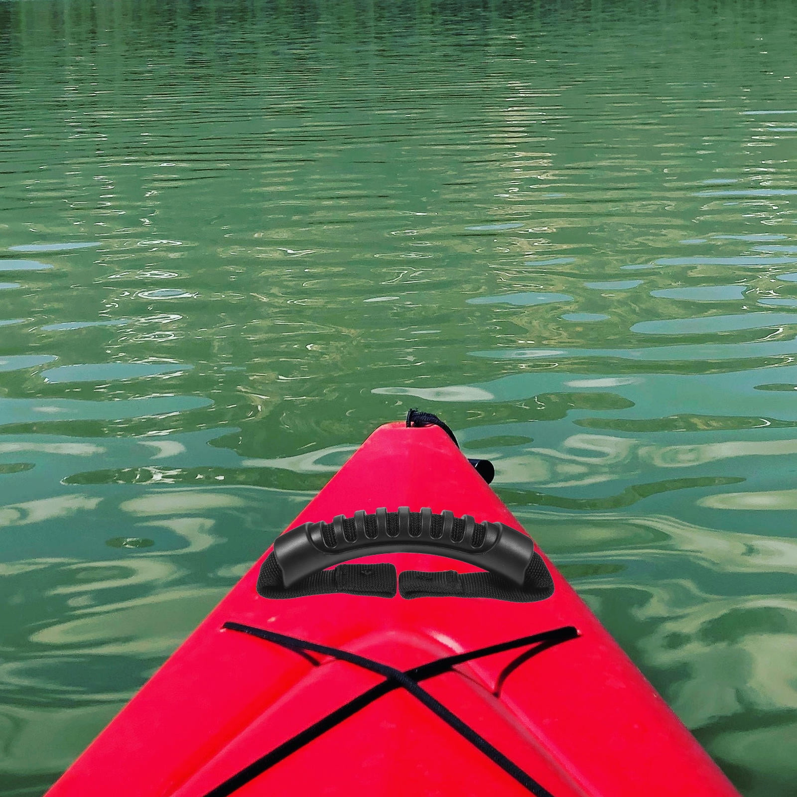 SWETRACE 1Pcs Ergonomic Contour Black Rubber Kayak Handle for Inflatable Boat Outdoor Use - Image 5