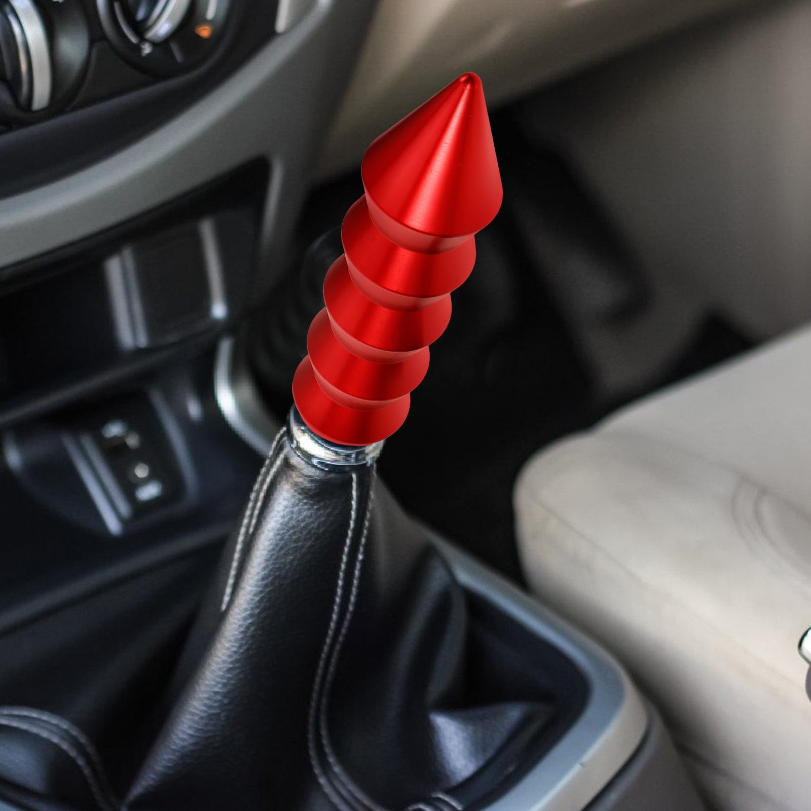 SWETRACE 1 Set Red Gear Stick Shift Knob for Car Gear Shift Handle Replacement - Image 5