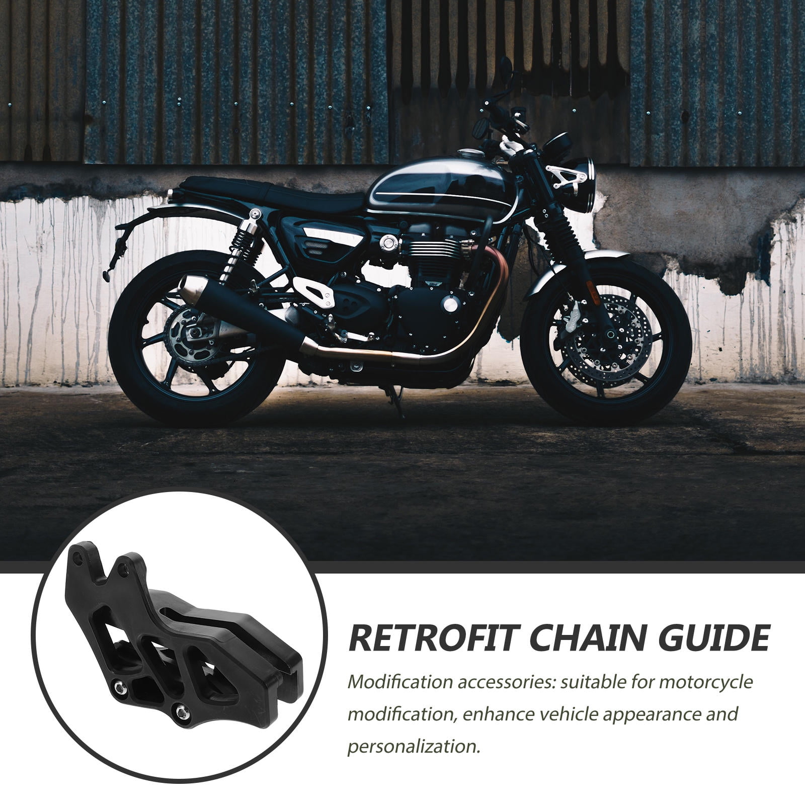 SWETRACE Motorcycle Sprocket Guard 1Pack for Dirt Biking Black Plastic Chain Protection and Safety - Image 3