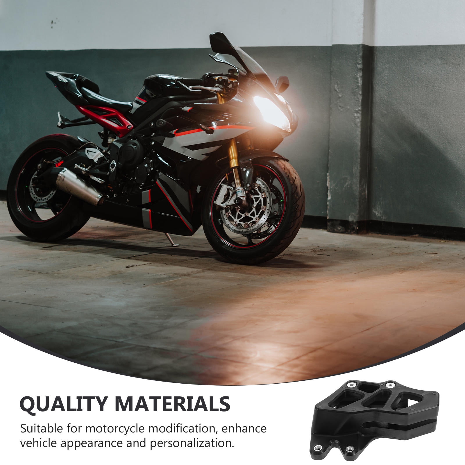 SWETRACE Motorcycle Sprocket Guard 1Pack for Dirt Biking Black Plastic Chain Protection and Safety - Image 6