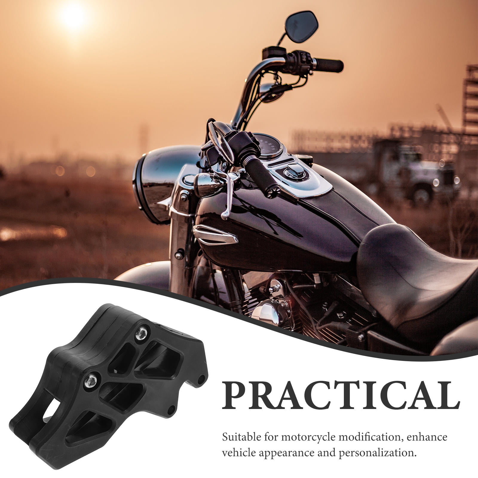 SWETRACE Motorcycle Sprocket Guard 1Pack for Dirt Biking Black Plastic Chain Protection and Safety - Image 8