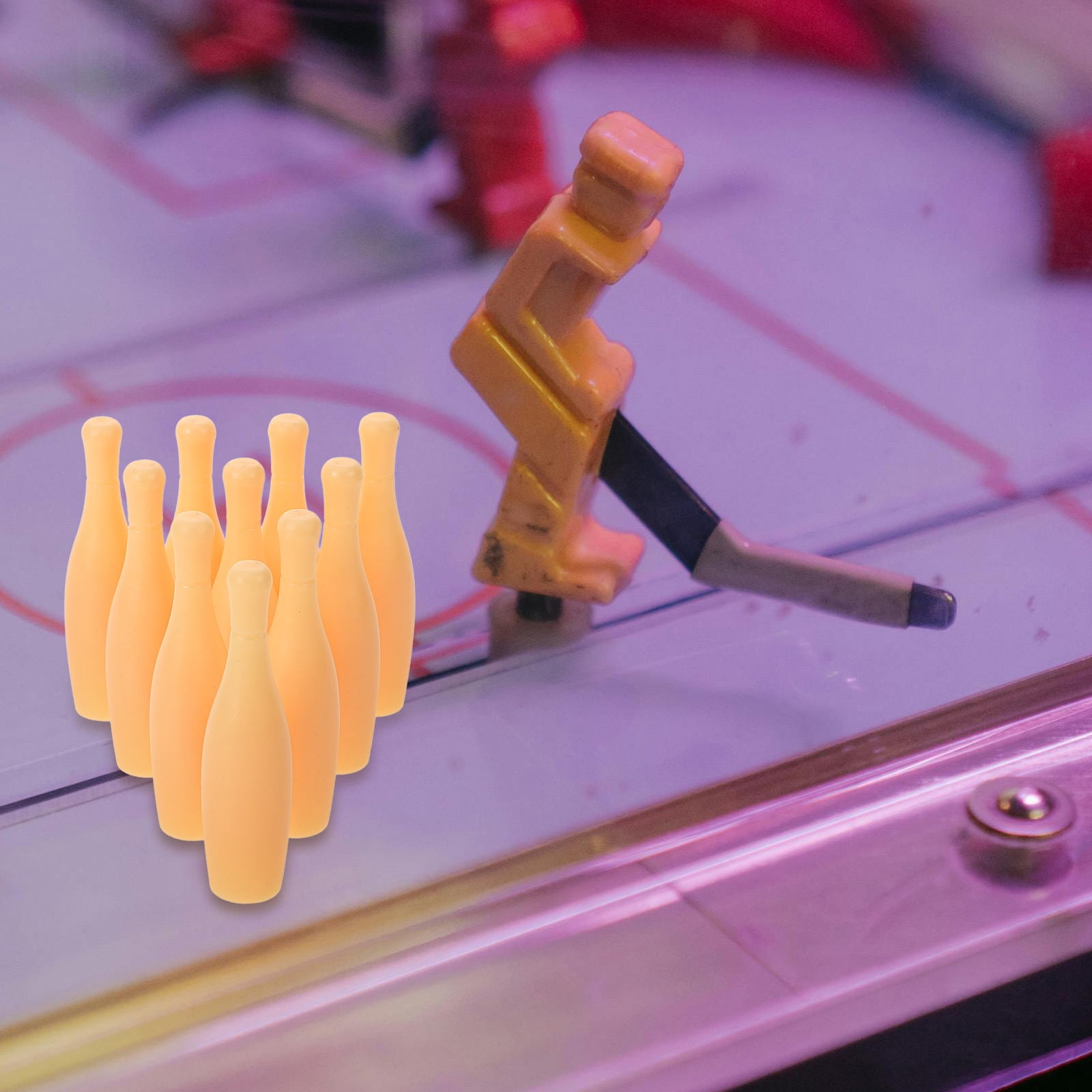 SWETRACE Desktop Bowling Toys Plastic 10Pcs 2.4X0.6X0.6In - Image 6