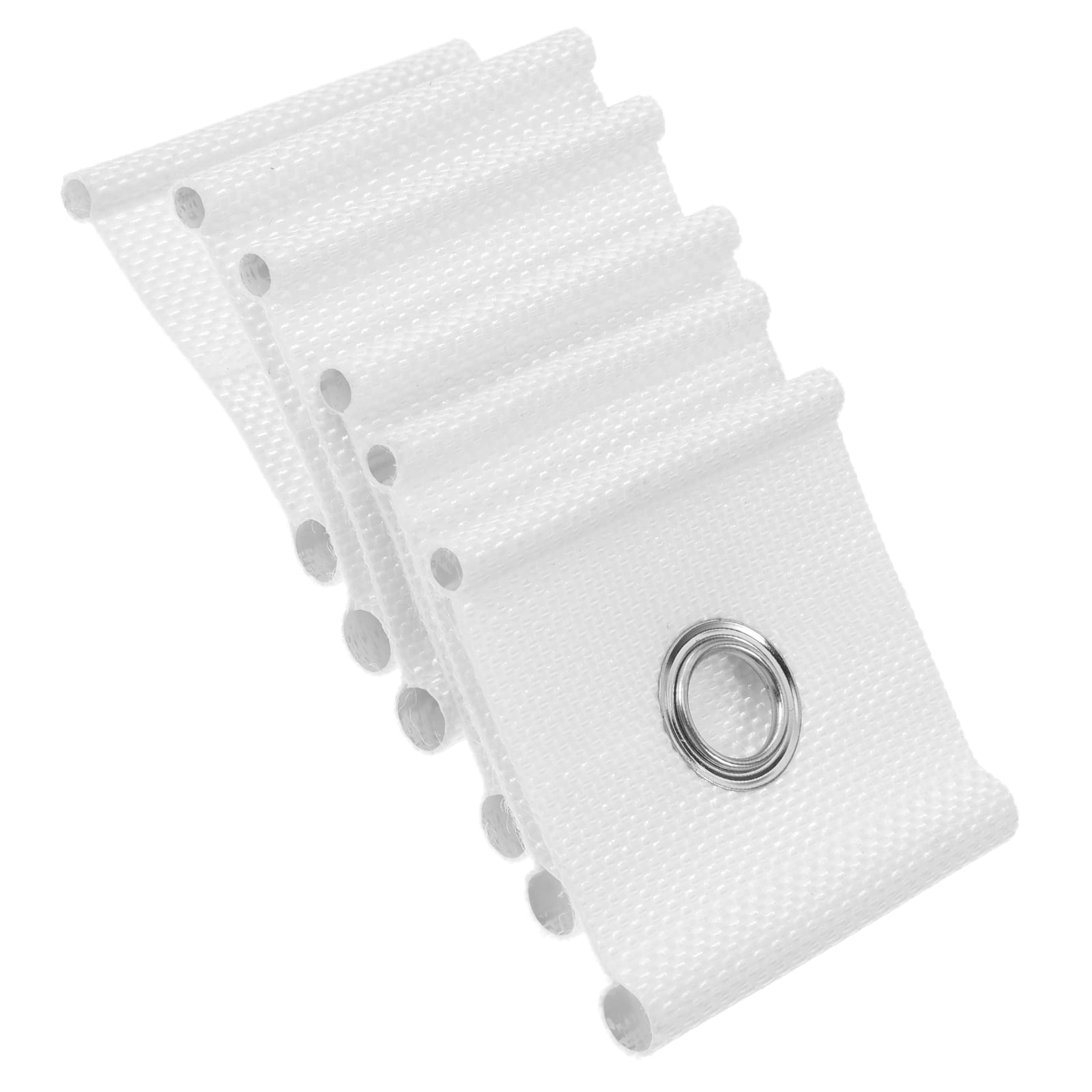 SWETRACE 6Pcs Awnings Tool for RV Canopy and Garden Parties White 1.97X1.97X0.28in - Image 1