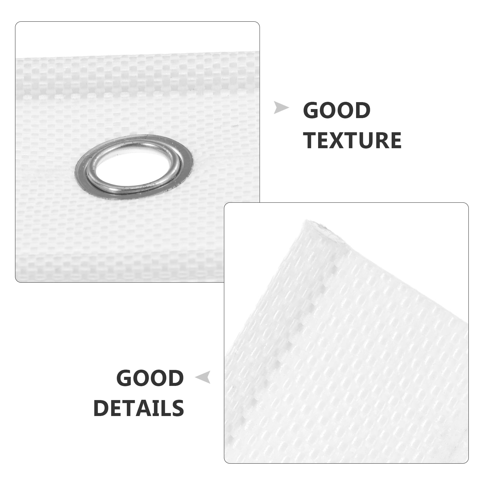SWETRACE 6Pcs Awnings Tool for RV Canopy and Garden Parties White 1.97X1.97X0.28in - Image 3