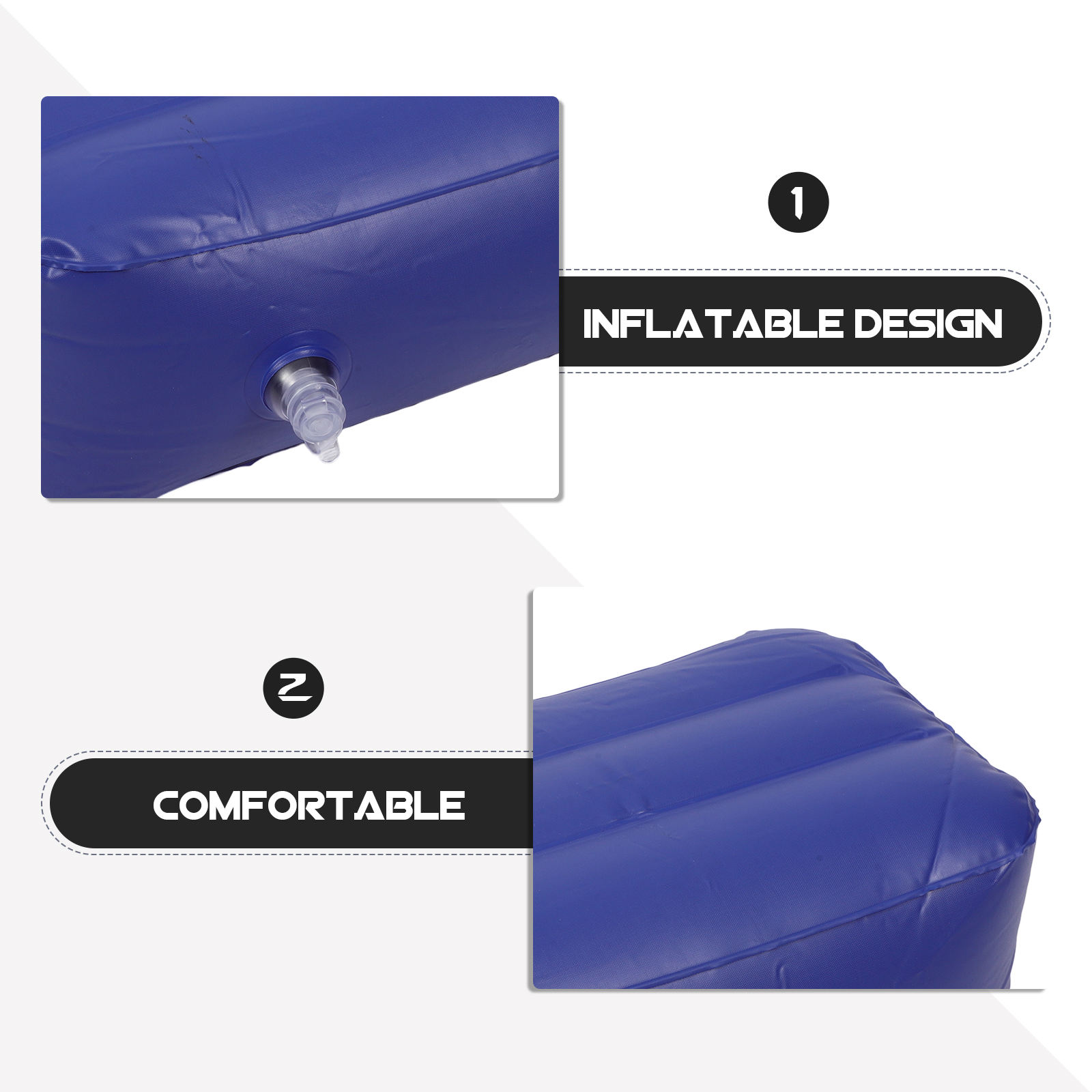 SWETRACE Camping Fishing Cushion Inflatable Cushion PVC Water Sports Equipment 1Pack - Image 8