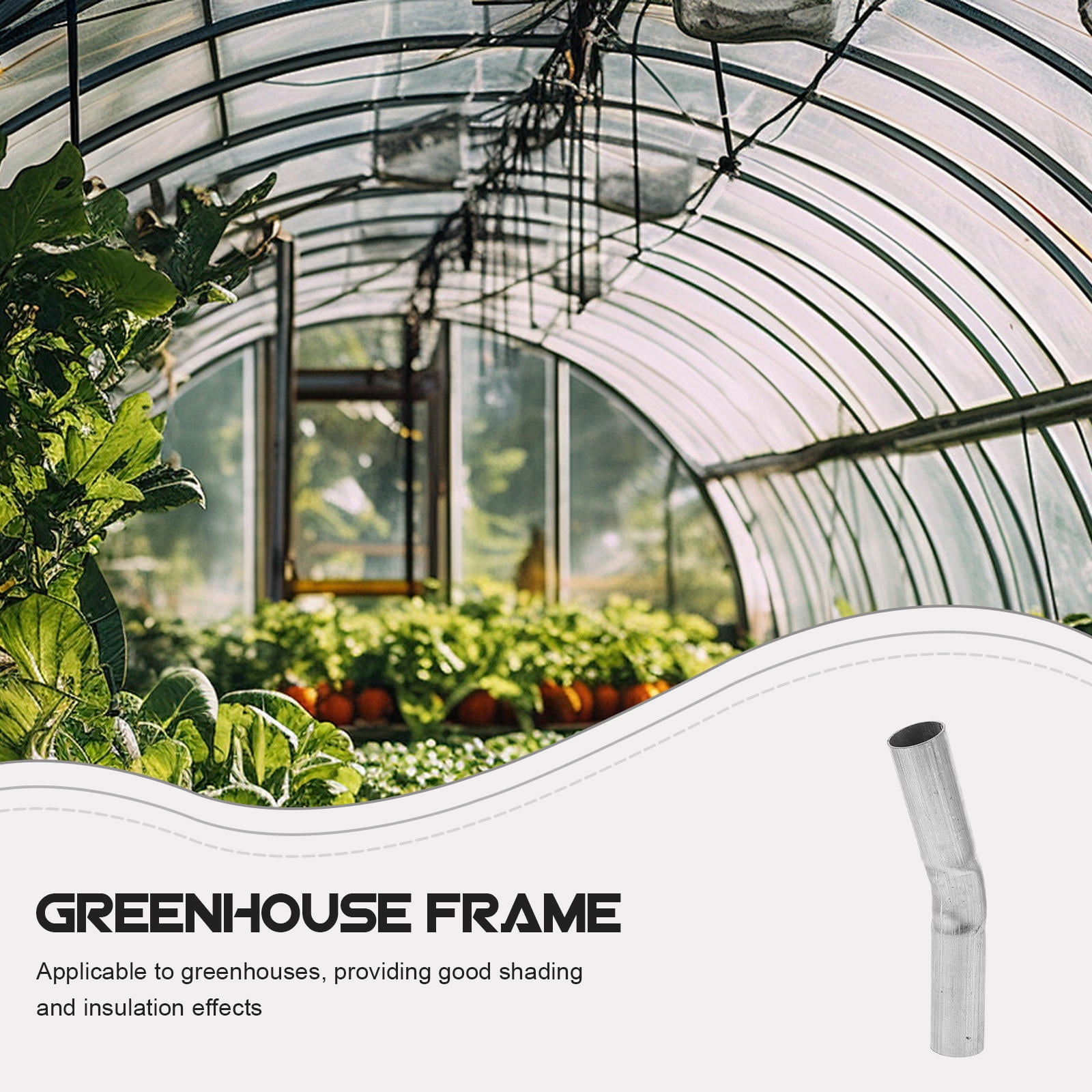 SWETRACE 10Pcs Greenhouse Frame Building Connectors in Steel for Garden Use - Image 3