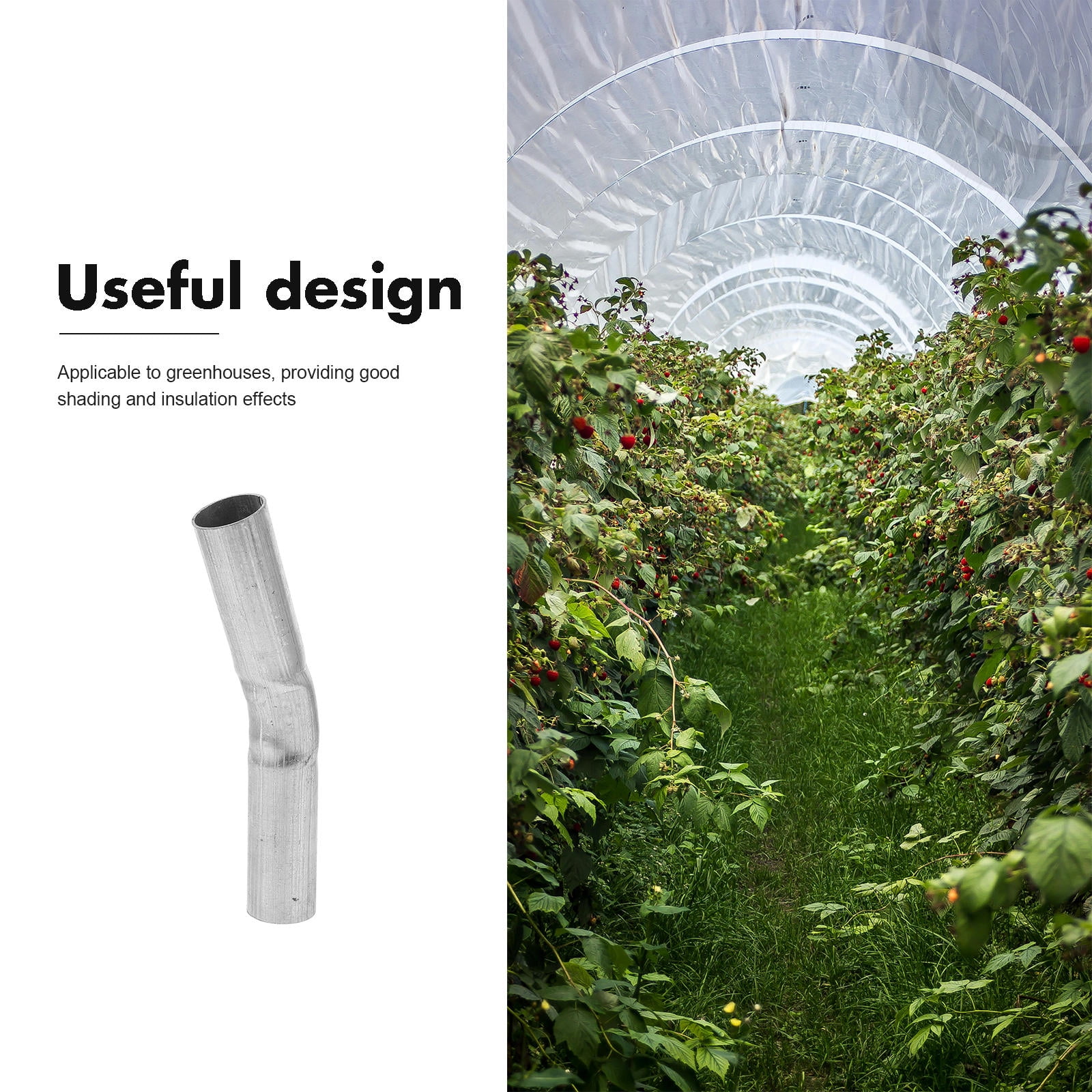 SWETRACE 10Pcs Greenhouse Frame Building Connectors in Steel for Garden Use - Image 8