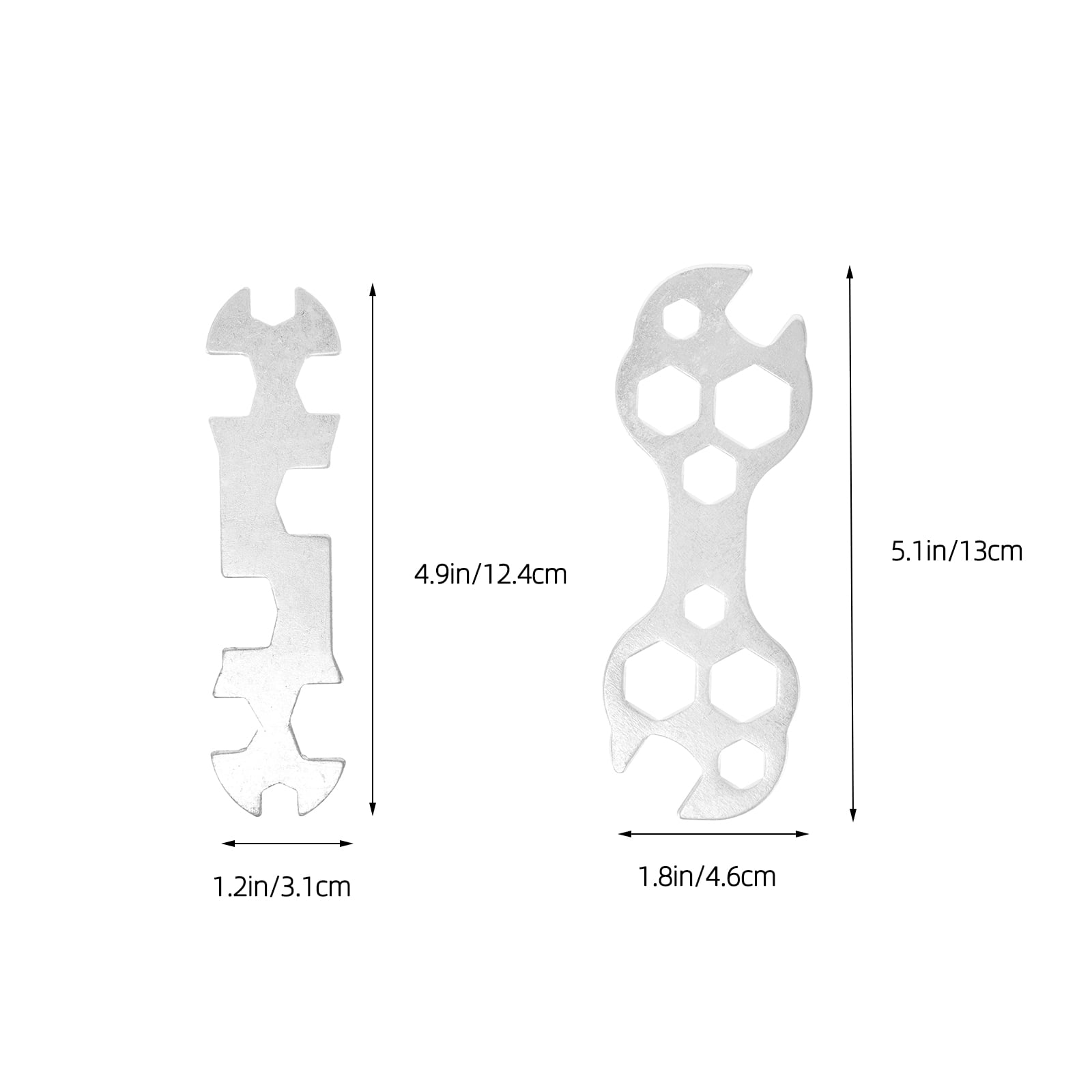 SWETRACE Multi-Functional Wrench Bicycle Wrench Steel 2Pcs - Image 2
