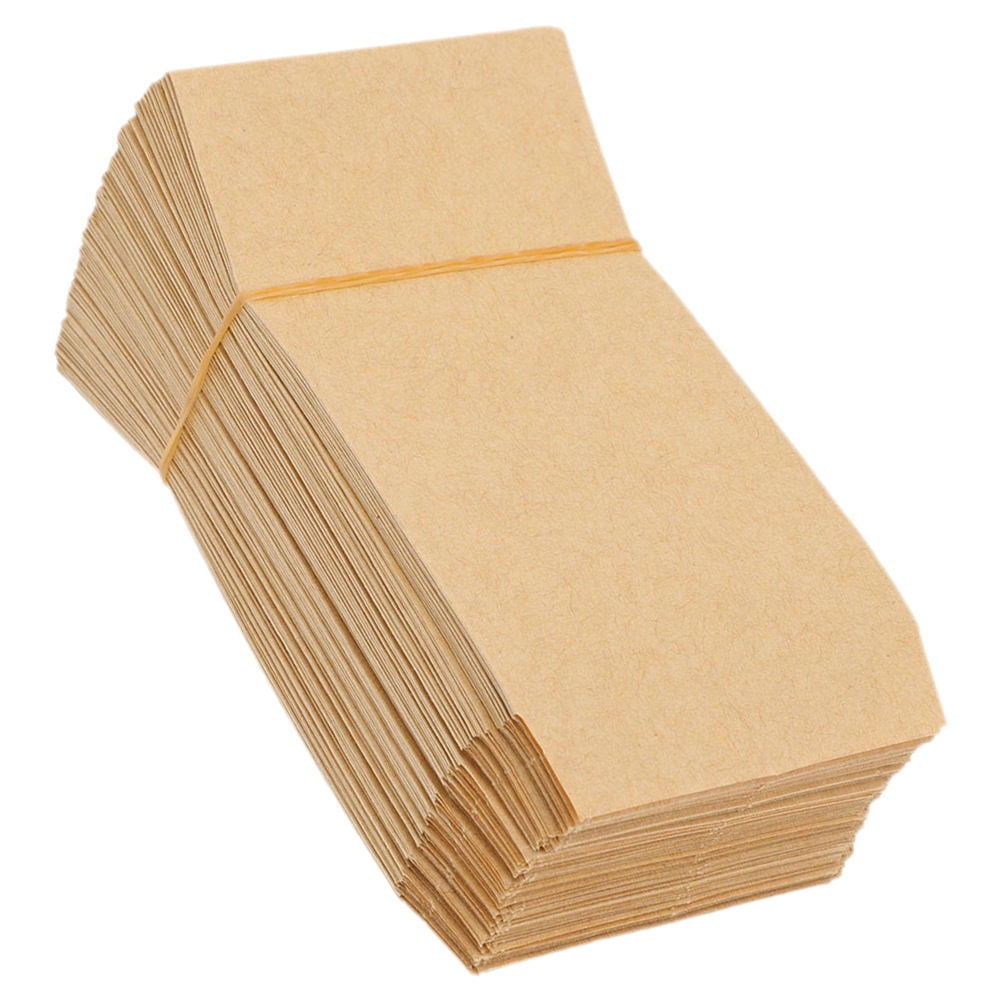 SWETRACE 100Pcs Light Yellow Rectangular Garden Paper Bags for Storage 5.1x3.5x0.04in - Image 3