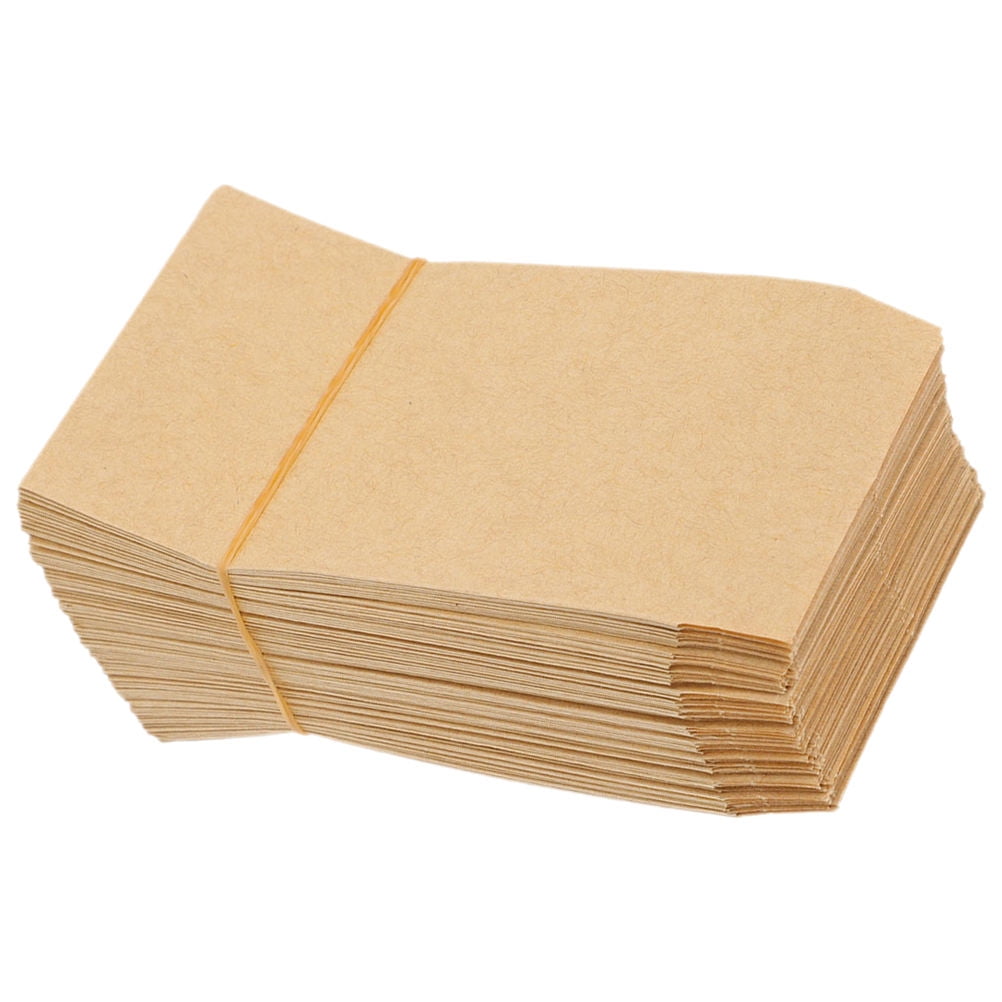 SWETRACE 100Pcs Light Yellow Rectangular Garden Paper Bags for Storage 5.1x3.5x0.04in - Image 6