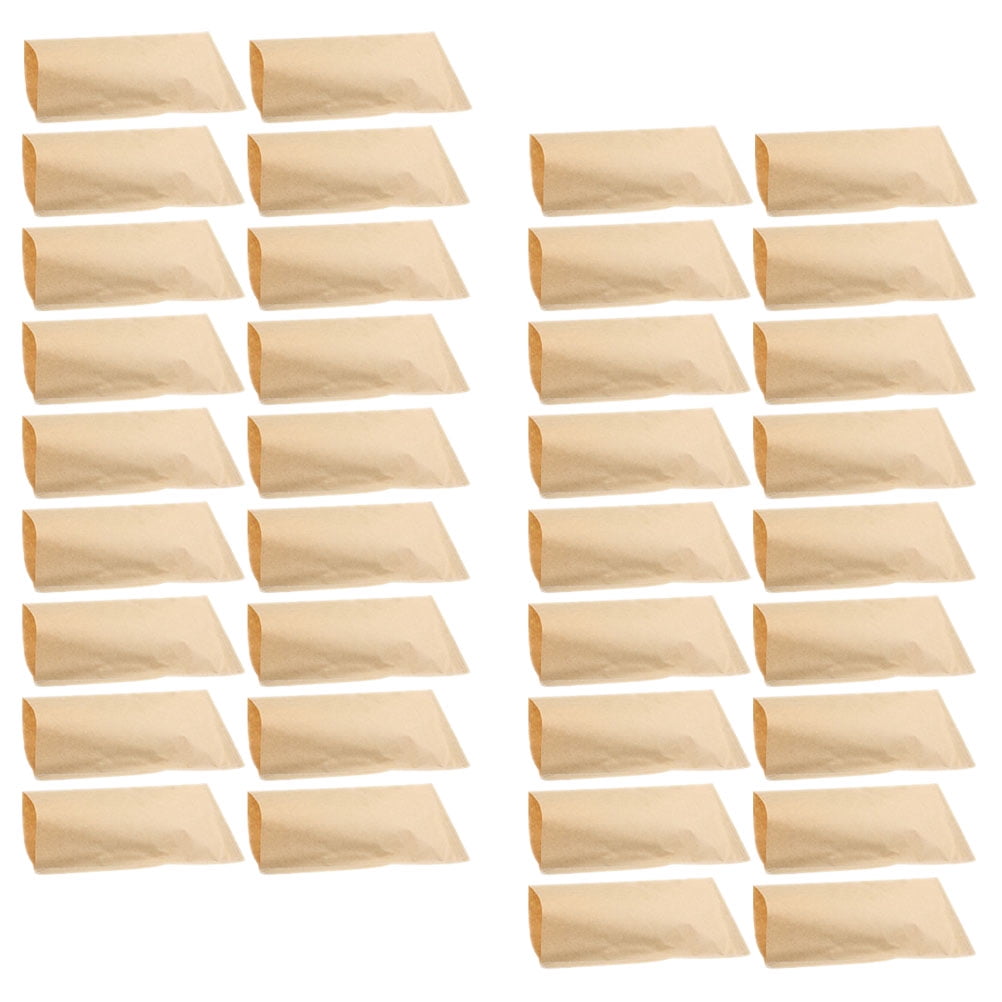 SWETRACE 100Pcs Light Yellow Rectangular Garden Paper Bags for Storage 5.1x3.5x0.04in - Image 8