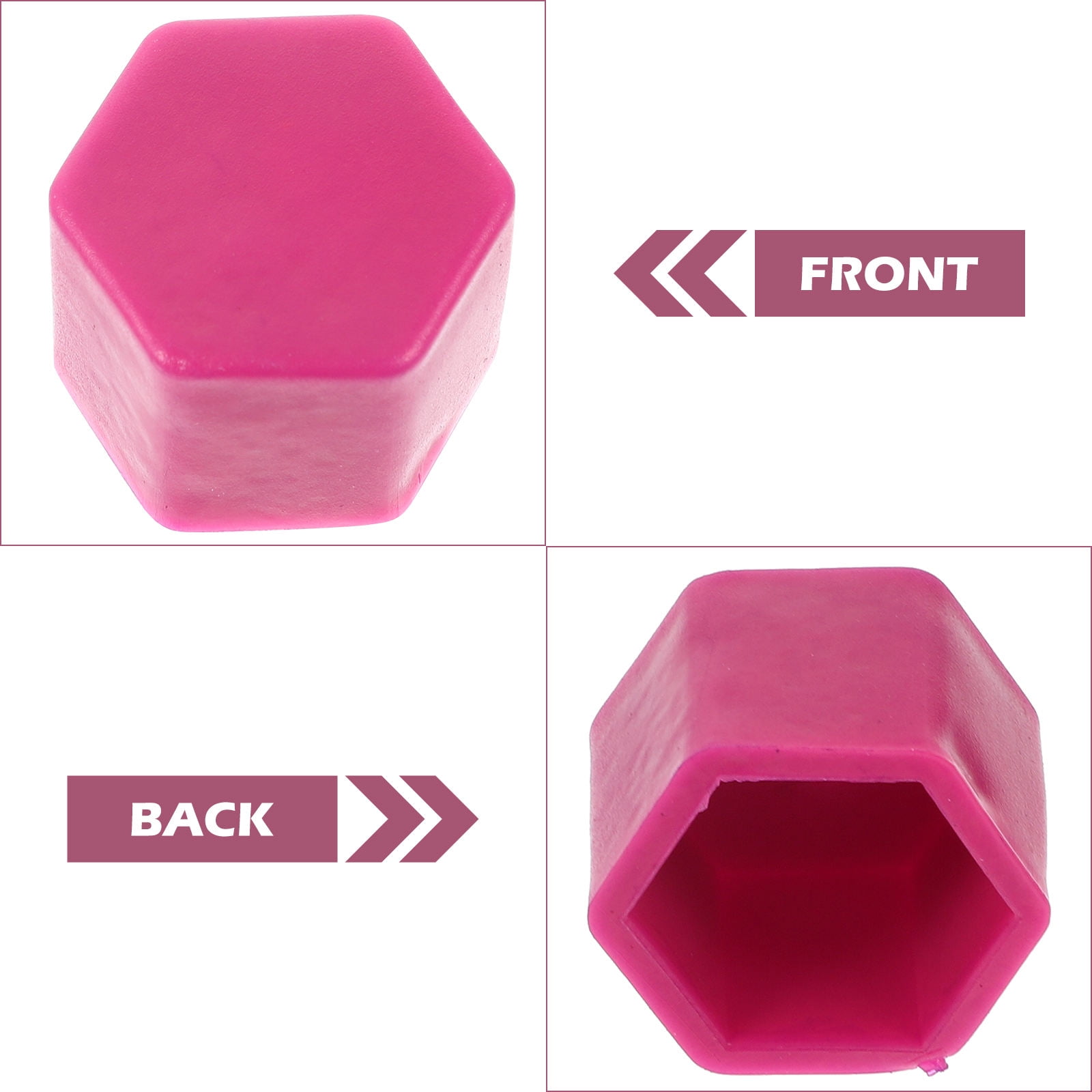 SWETRACE Hub Nut Cover Purple Silicone 20pcs - Image 2