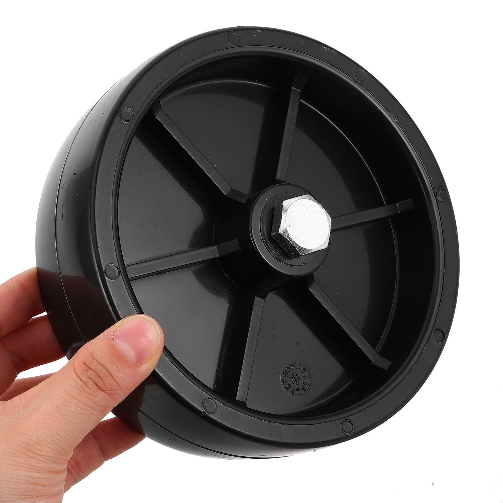 SWETRACE Stable Support Trailer Jack Wheel Replacement Black 1 Set - Image 3