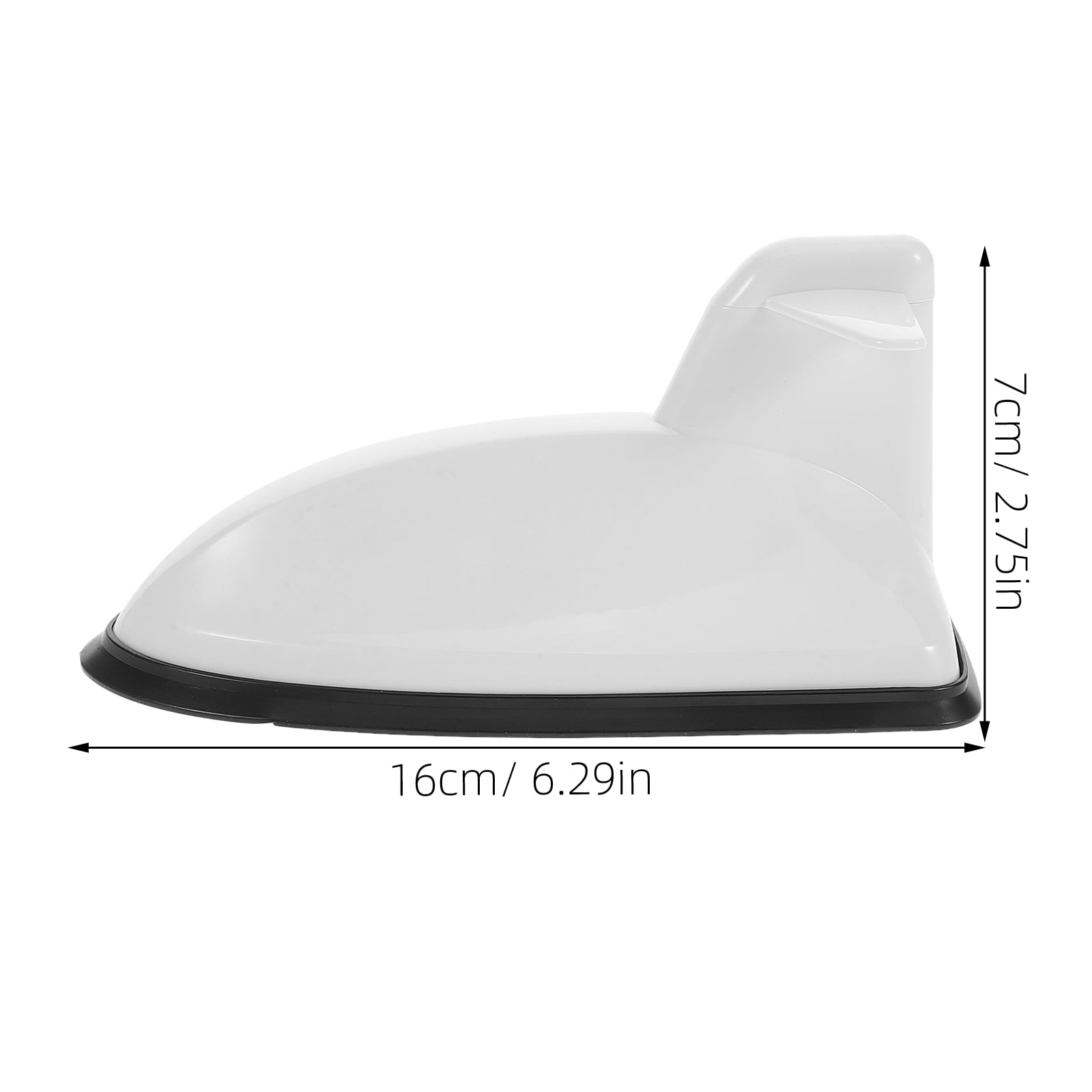 SWETRACE 1Pcs Car Antenna Top Cover White Plastic Car Roof Antenna for Car Owners Use - Image 2