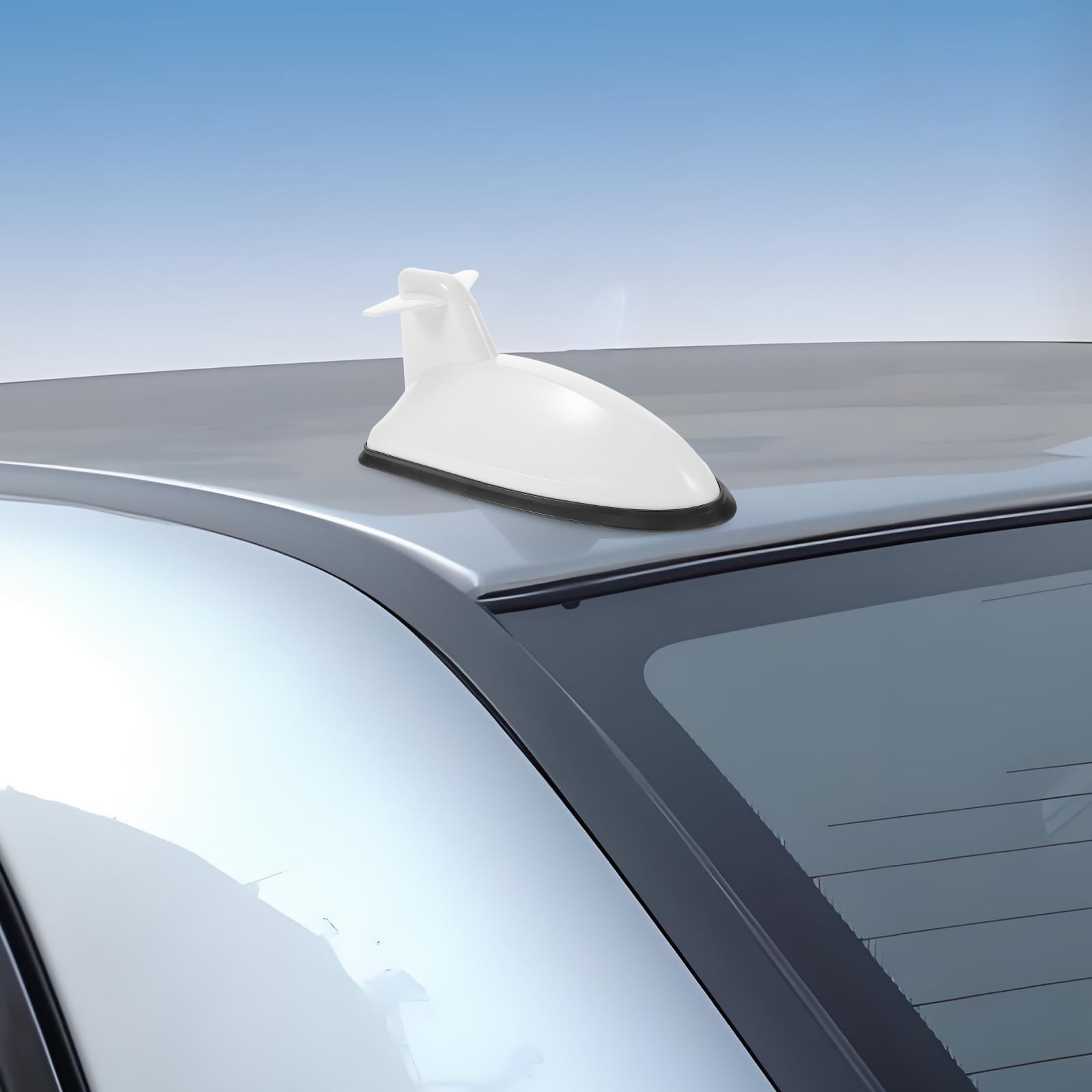SWETRACE 1Pcs Car Antenna Top Cover White Plastic Car Roof Antenna for Car Owners Use - Image 4
