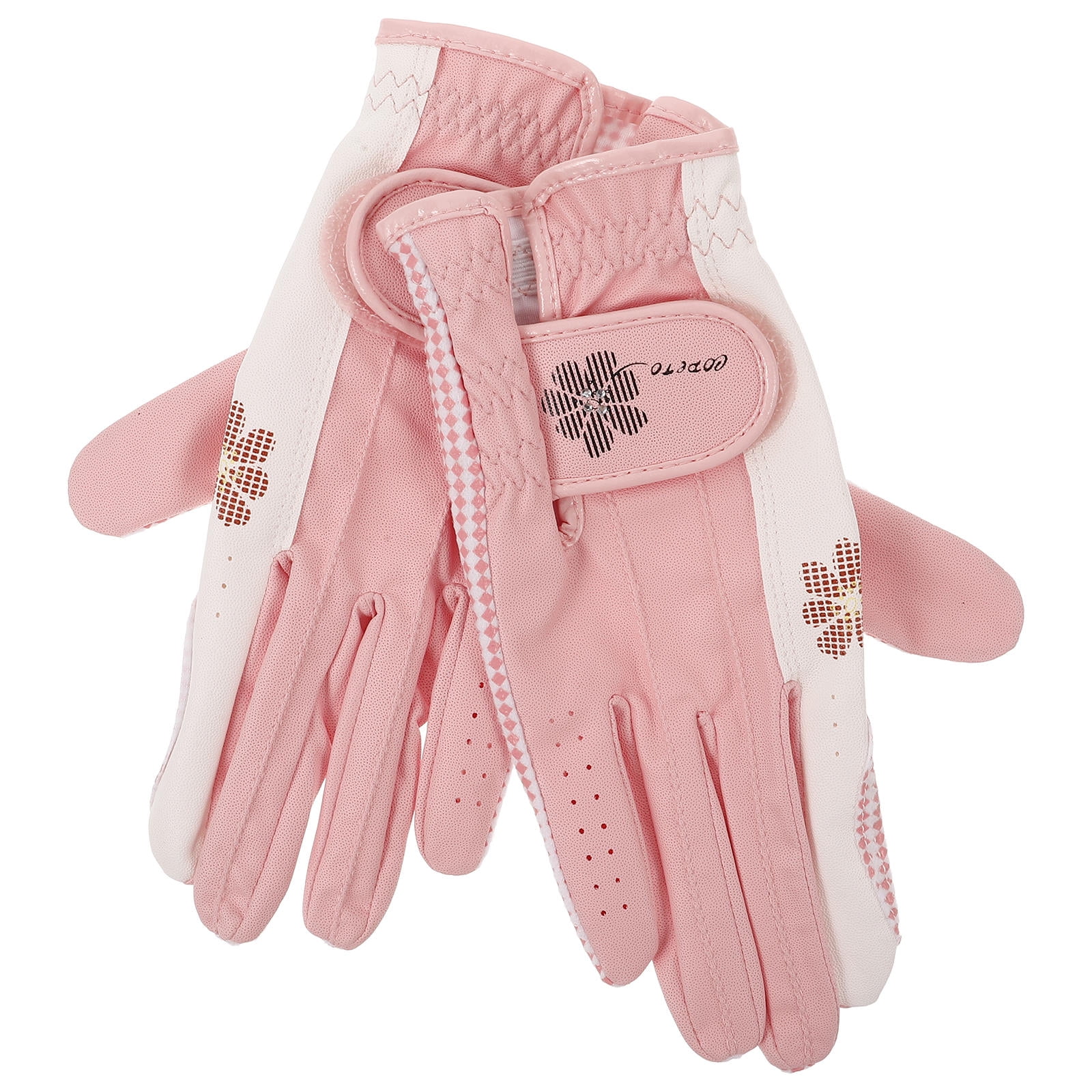 SWETRACE Golf Gloves Women Specific Fit Pink 1 Pair 7.9X3.7X0.1in - Image 1