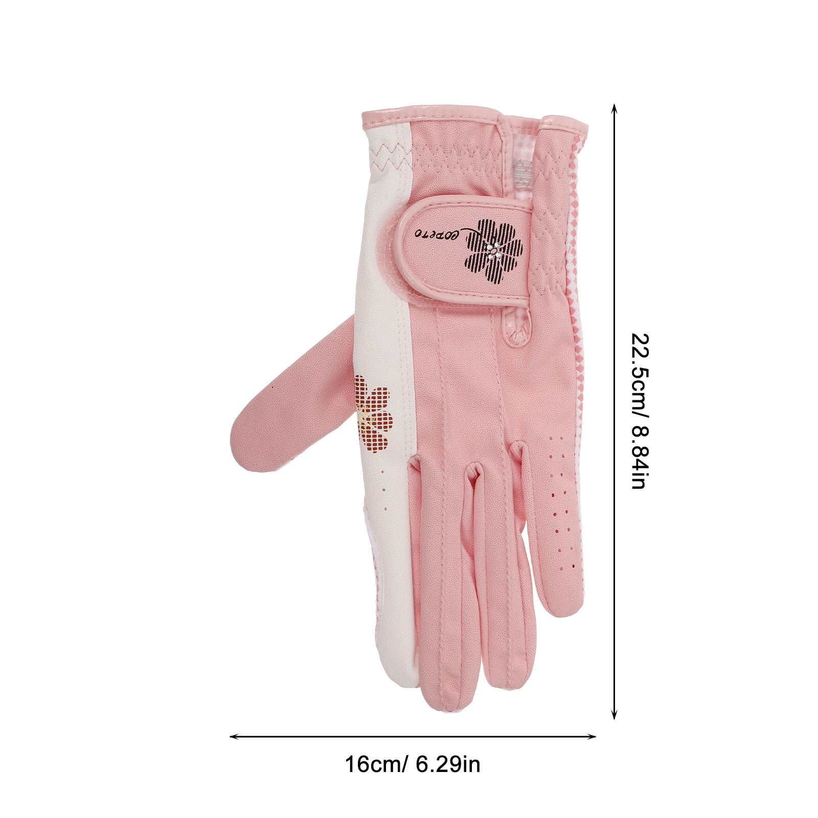 SWETRACE Golf Gloves Women Specific Fit Pink 1 Pair 7.9X3.7X0.1in - Image 2