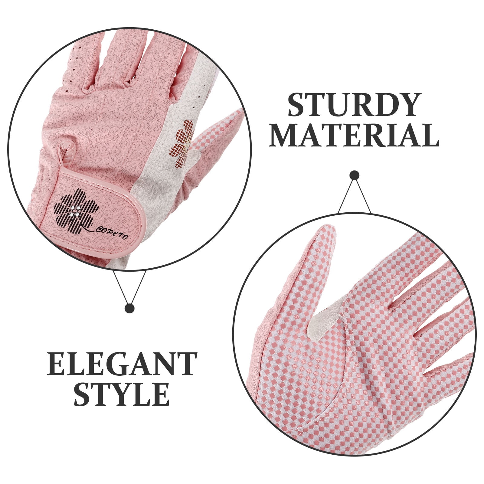 SWETRACE Golf Gloves Women Specific Fit Pink 1 Pair 7.9X3.7X0.1in - Image 3