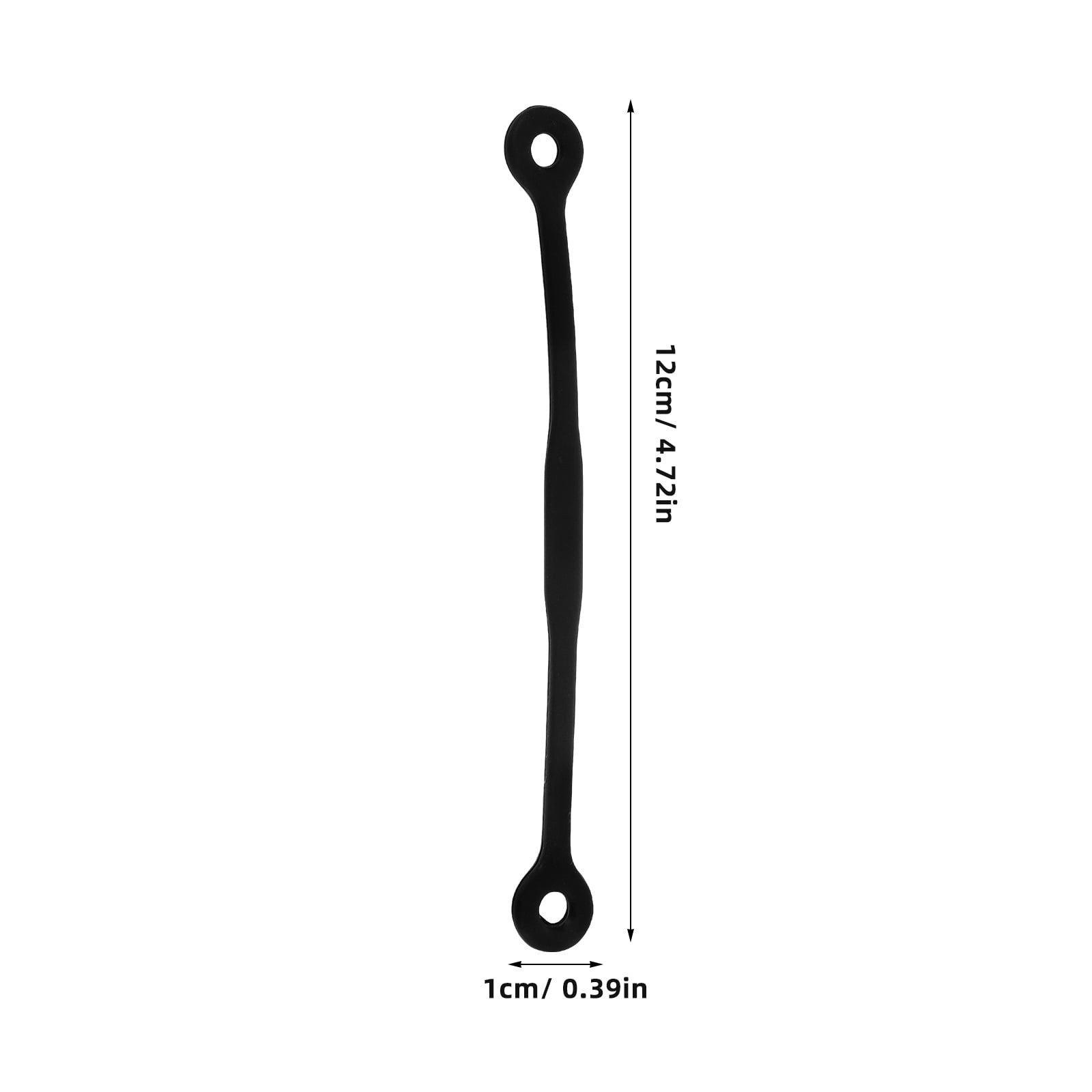SWETRACE Tennis Racquet Dampeners Black 5Pcs 4.7x0.4x0.4In - Image 2