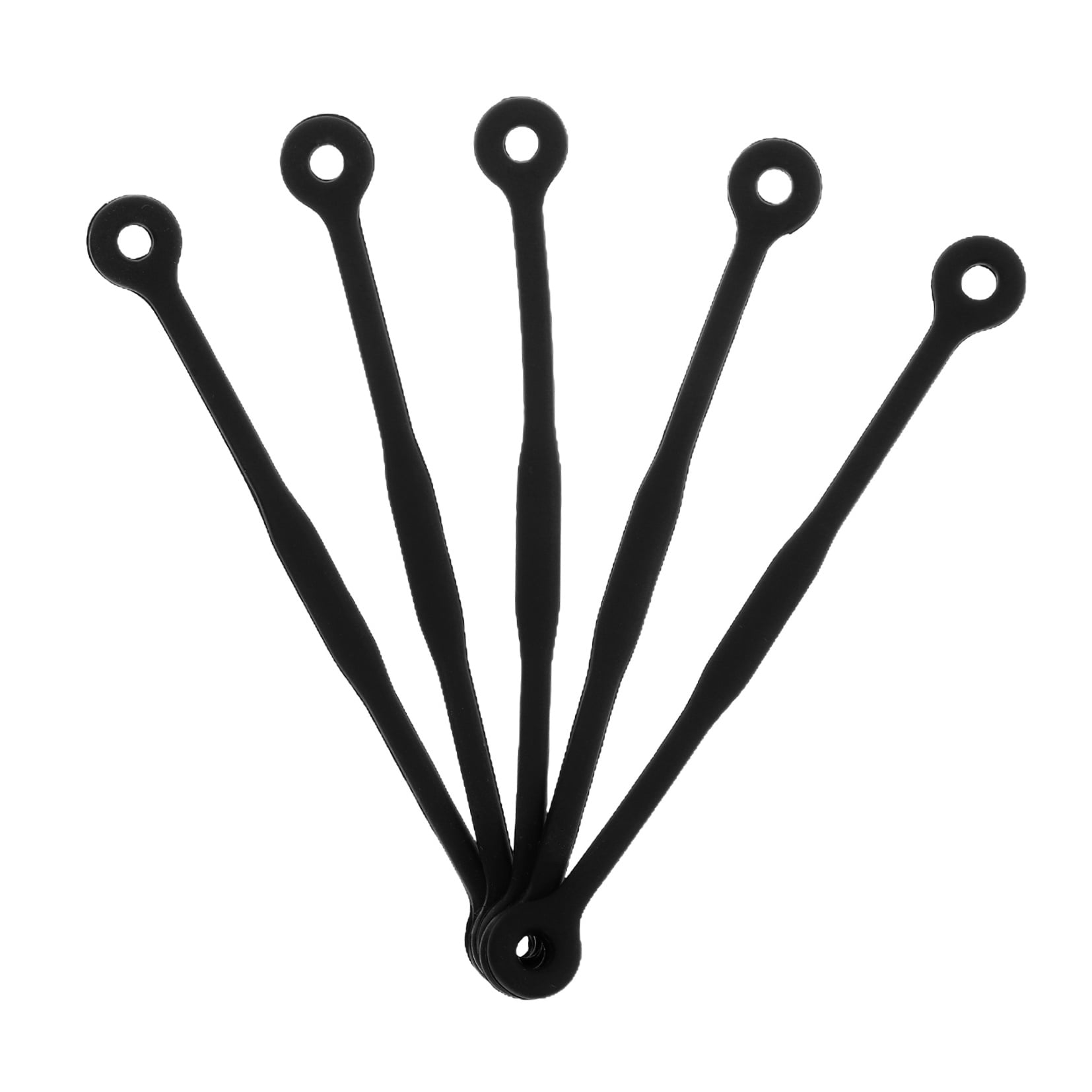 SWETRACE Tennis Racquet Dampeners Black 5Pcs 4.7x0.4x0.4In - Image 4