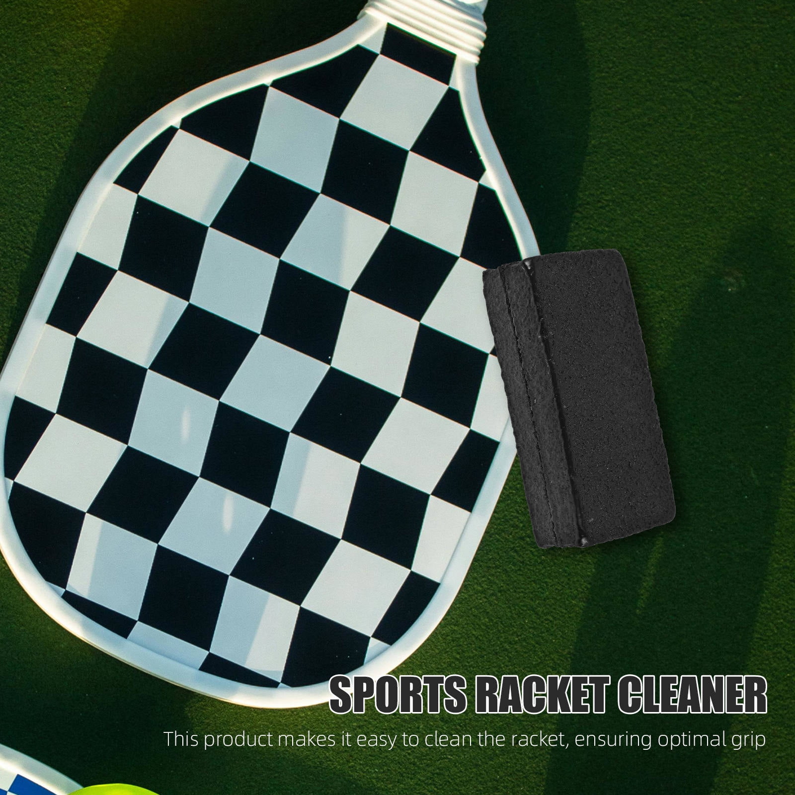 SWETRACE 1Set Racket Eraser Kneadable Eraser for Sports Paddle Cleaning Black Latex Material - Image 6