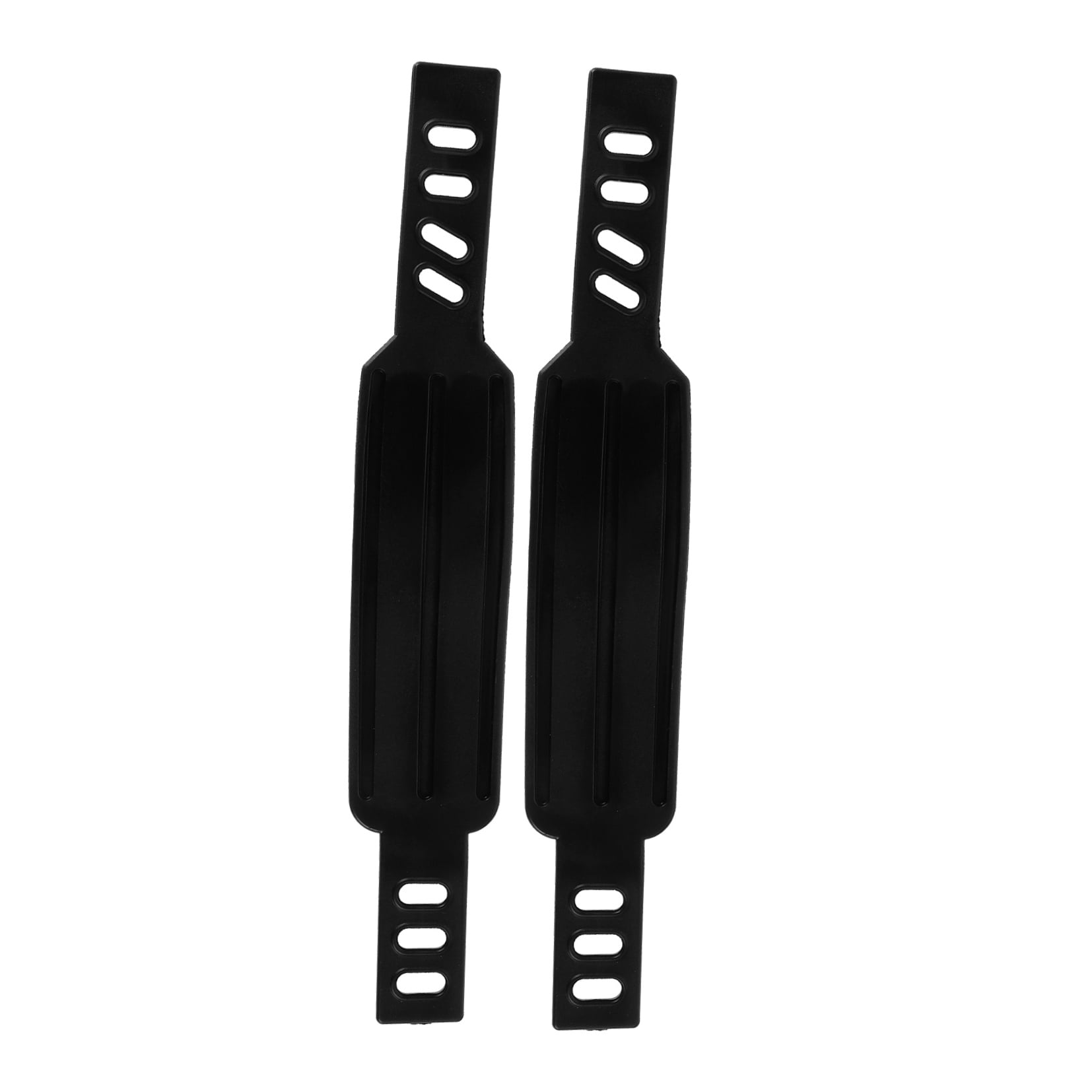 SWETRACE Rowing Machine Foot Straps Exercise Bike Pedal Straps Black 2Pcs Adjustable Design - Image 7