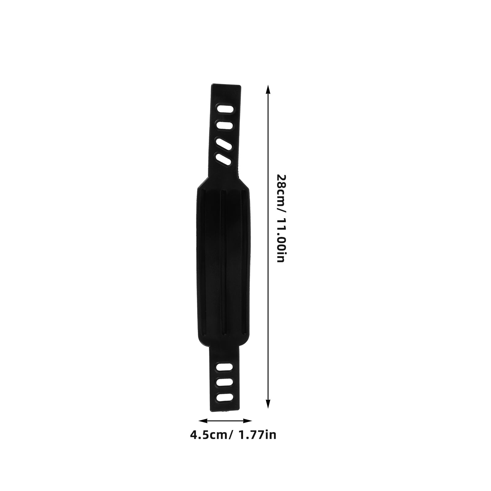 SWETRACE Rowing Machine Foot Straps Exercise Bike Pedal Straps Black 2Pcs Adjustable Design - Image 8