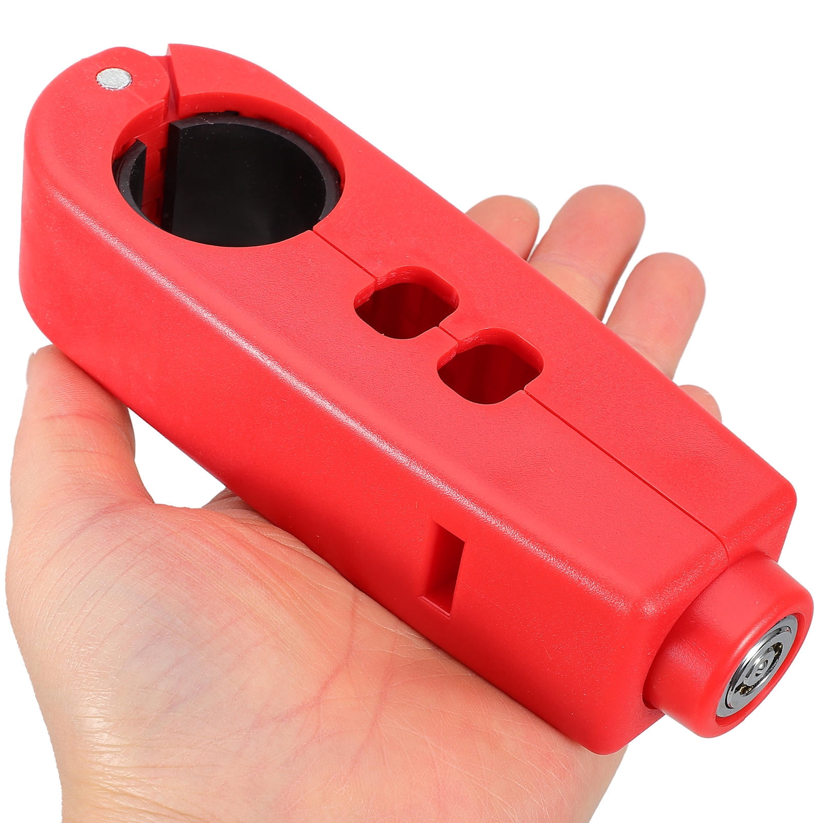 SWETRACE 1Pcs Compact Anti-scratch Surface Handlebar Lock Bicycle Outdoor Use 5.9x1.97x1.38in - Image 3