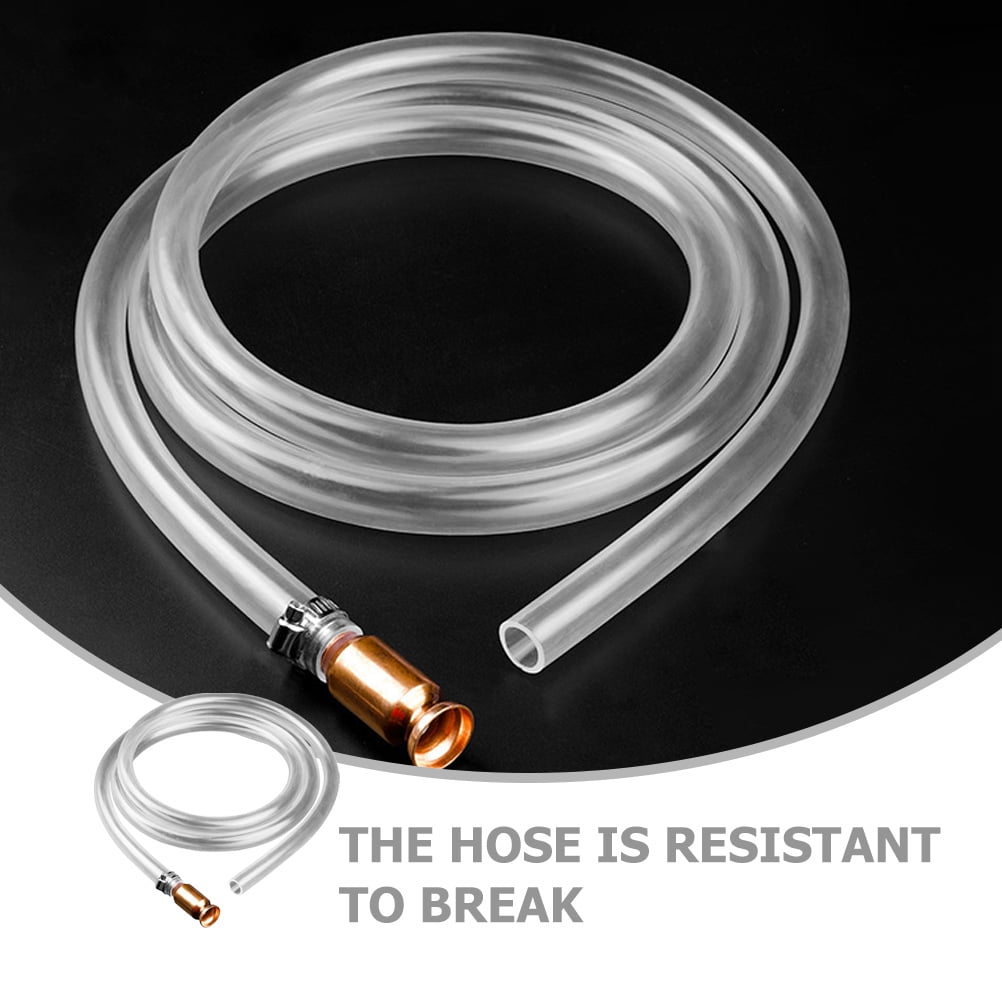 SWETRACE 1Pack Multi Color Gas Siphon Hose For Oil Change Fluid Transfer Emergency Use 157.20X0.59X0.59In - Image 7