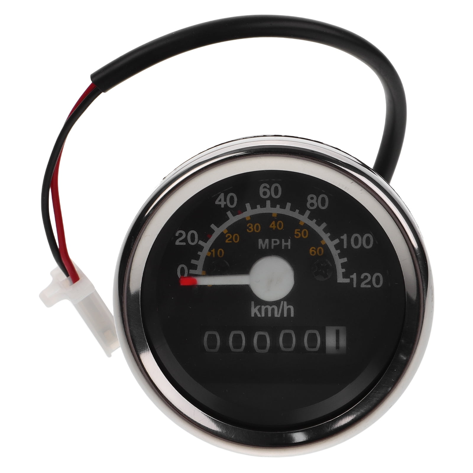 SWETRACE Motorcycle Meter Speedometer 1Pack with Dual Scale Display and High Precision Measurement 11.6x2.4x2.4in - Image 1