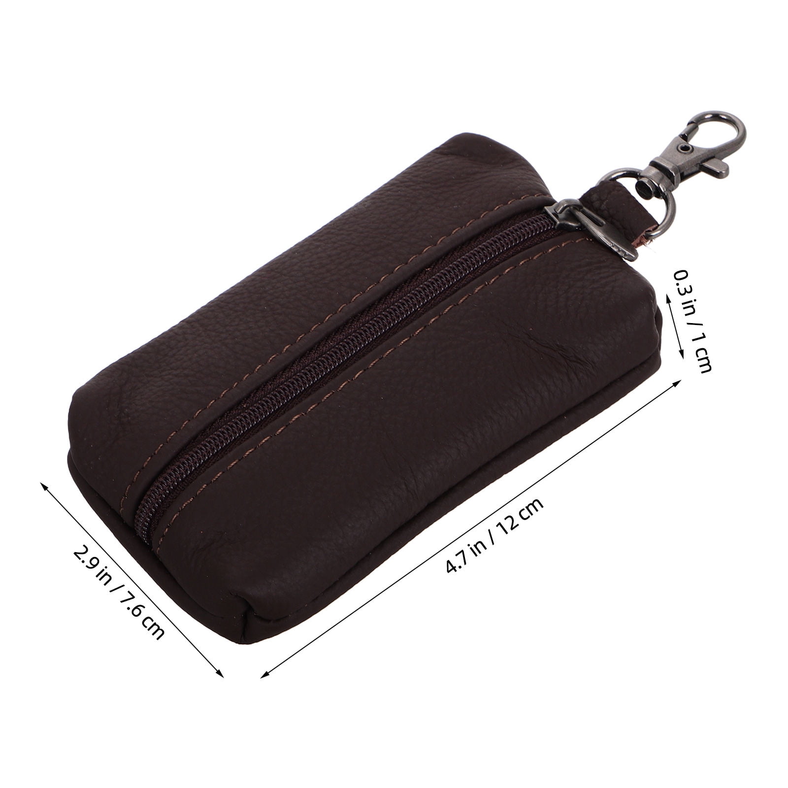 SWETRACE 1Pcs Keychain Card Holder Key Case Wallet with Wristlet and Coin Organizer for Men and Women - Image 2
