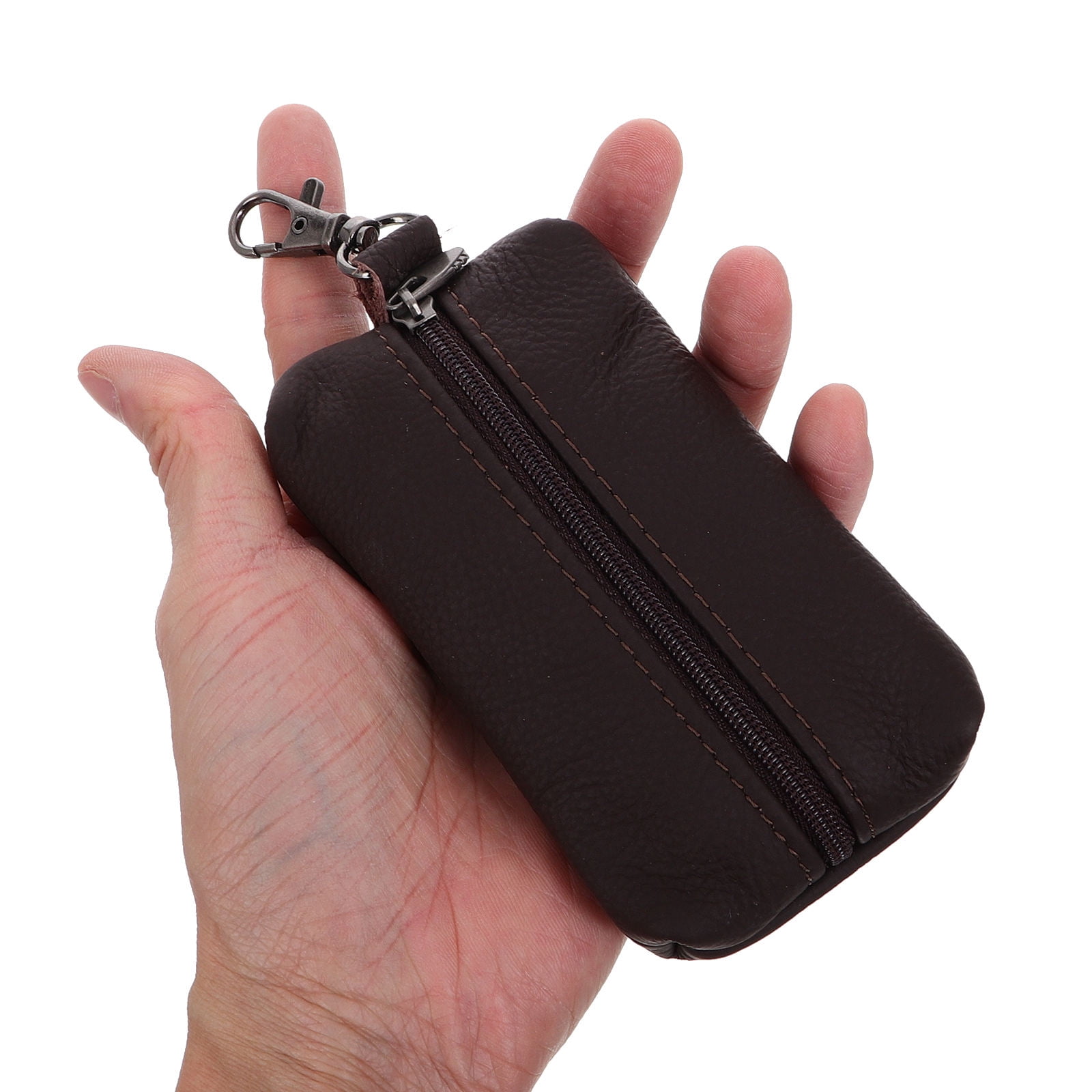 SWETRACE 1Pcs Keychain Card Holder Key Case Wallet with Wristlet and Coin Organizer for Men and Women - Image 7