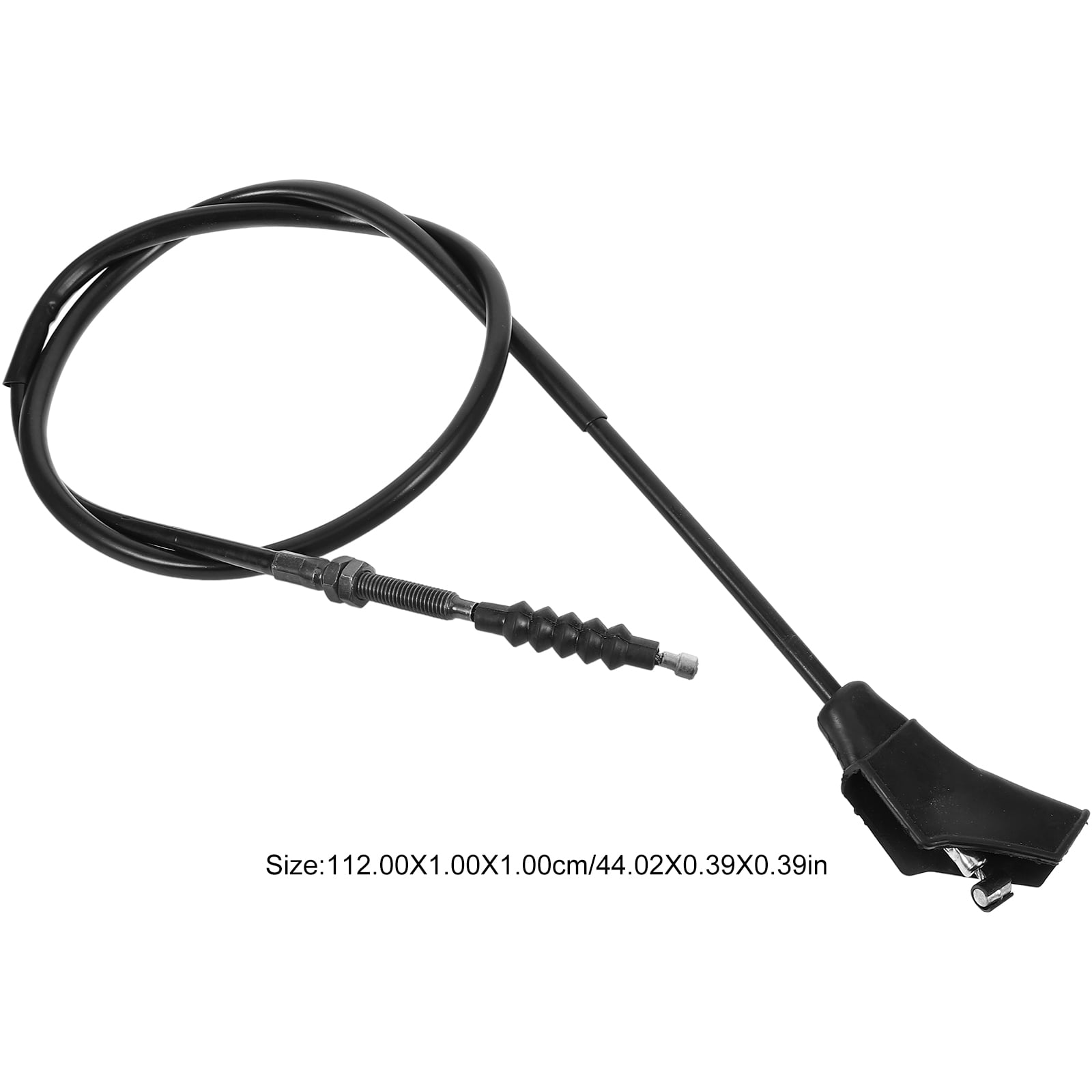 SWETRACE Motorcycle Clutch Cable Adjustable Black Stainless Steel 1 Pcs - Image 2