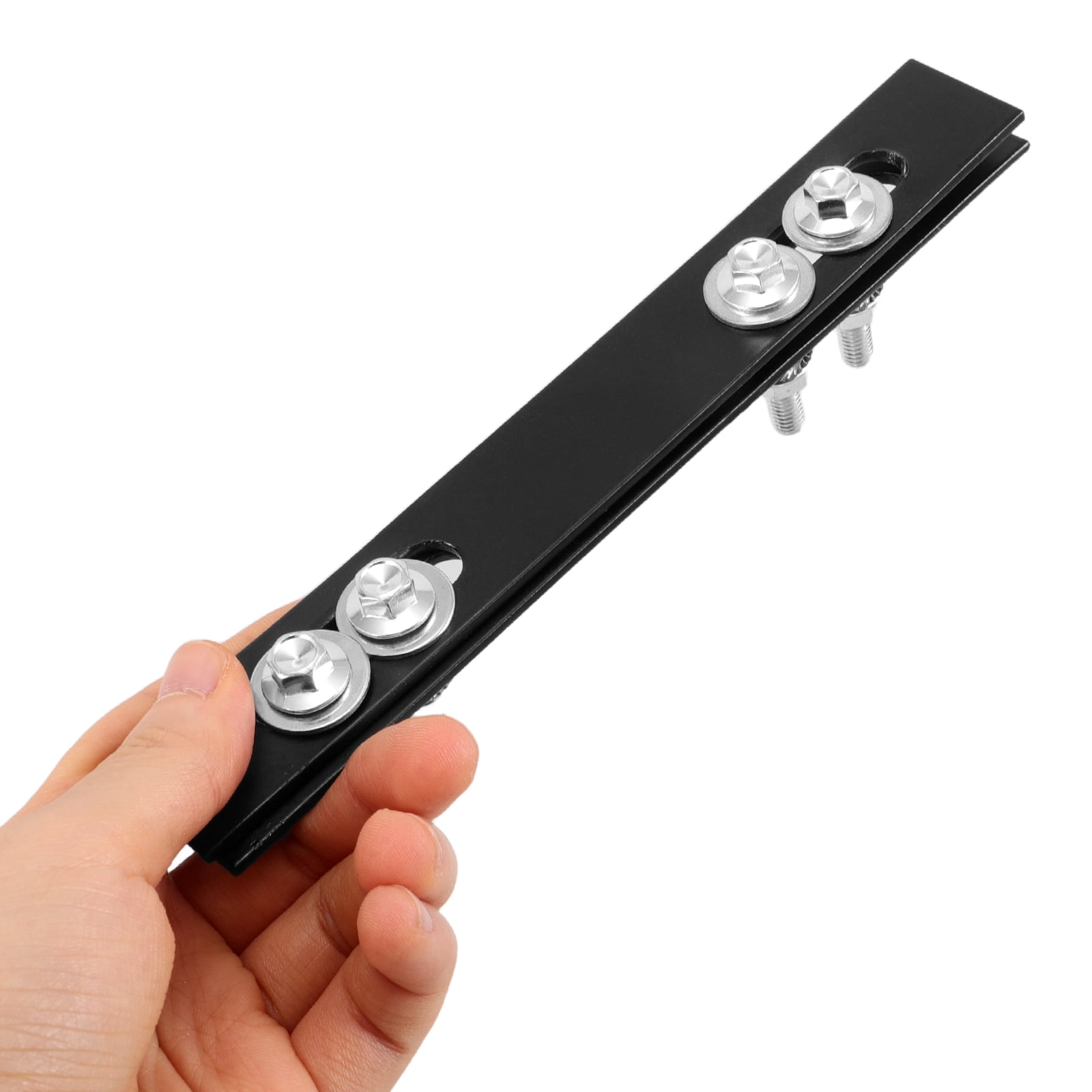 SWETRACE 2Pcs Sleek Design Rack Mounting Plates for Top Case Hardware Motorcycle 18.00X2.50X0.20cm - Image 5