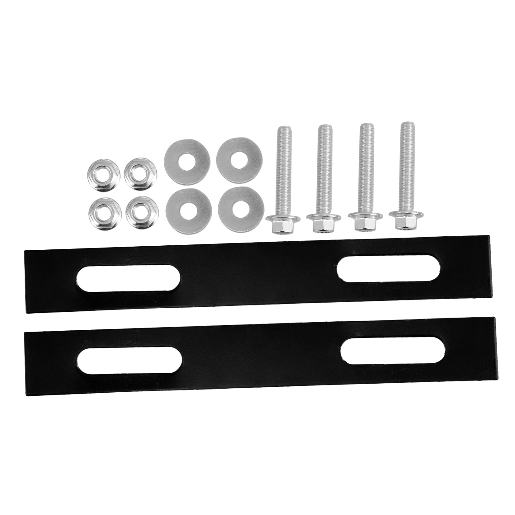 SWETRACE 2Pcs Sleek Design Rack Mounting Plates for Top Case Hardware Motorcycle 18.00X2.50X0.20cm - Image 7
