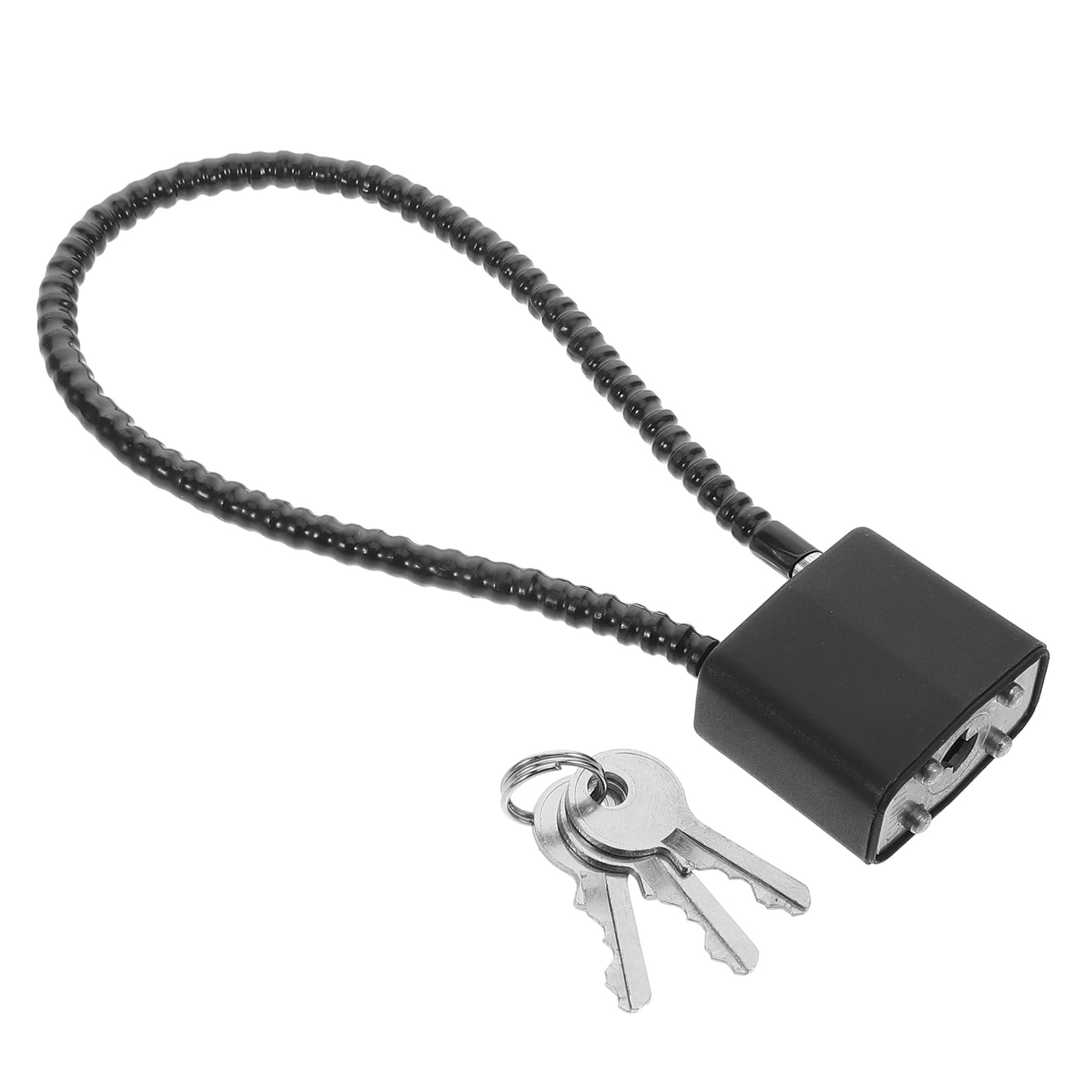 SWETRACE Bicycle Lock Cable Lock Steel Wire Black 1Pcs 5.9X2.5X0.8In - Image 6