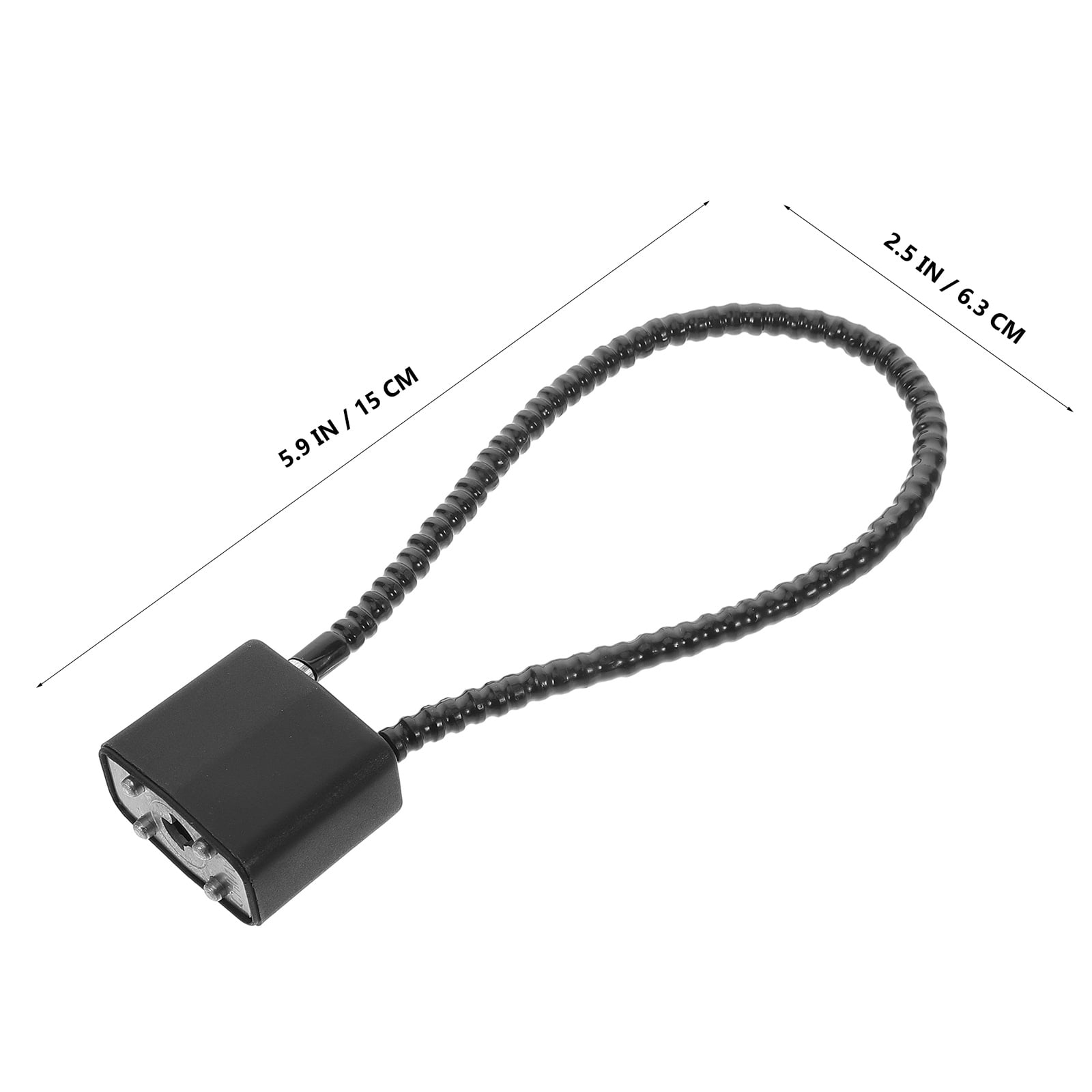 SWETRACE Bicycle Lock Cable Lock Steel Wire Black 1Pcs 5.9X2.5X0.8In - Image 7