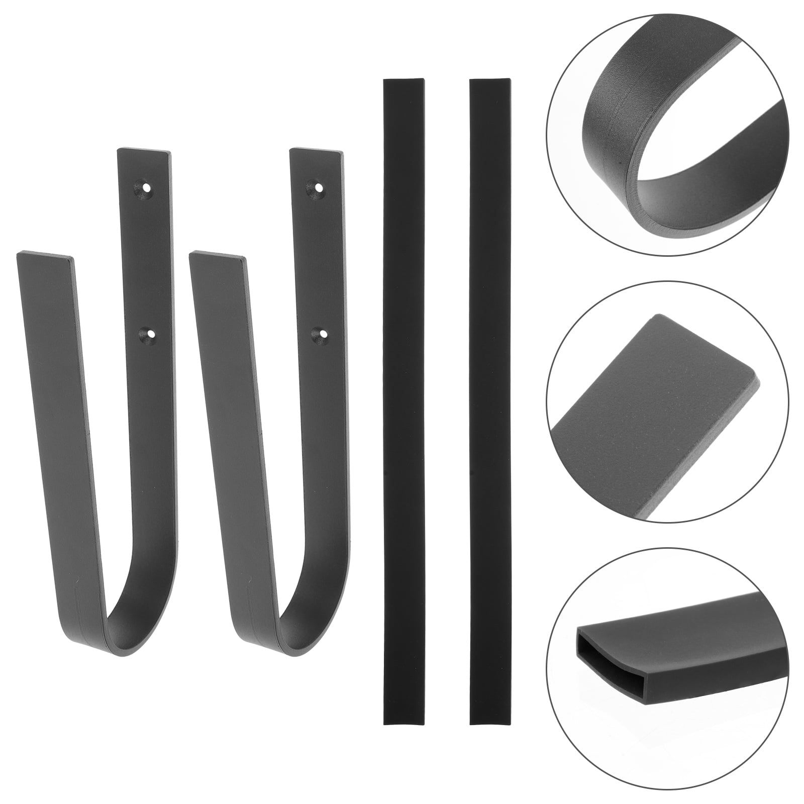 SWETRACE 1Set Iron Surfboard Hanging Hook Deep Gray Simple Design for Sports Equipment Wall Storage 11.8x3.1x1.1in - Image 1