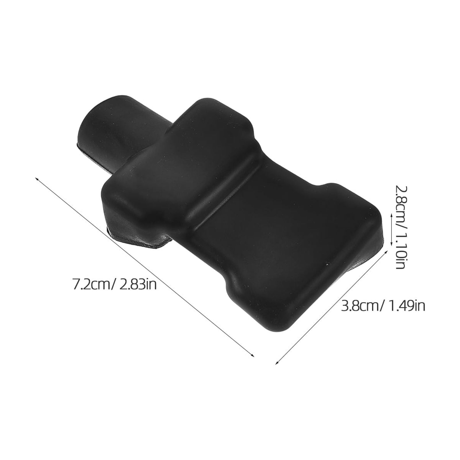 SWETRACE 2Pcs Battery Terminal Cover Plastic Insulation Safety for Car Battery Terminals 2.8x3.8x7.2in - Image 2