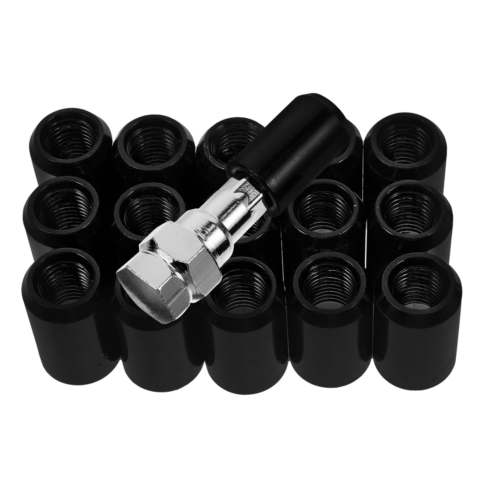 SWETRACE 16X Lug Nuts Black Aluminium Alloy Car Wheel Nut Covers Daily Use - Image 3